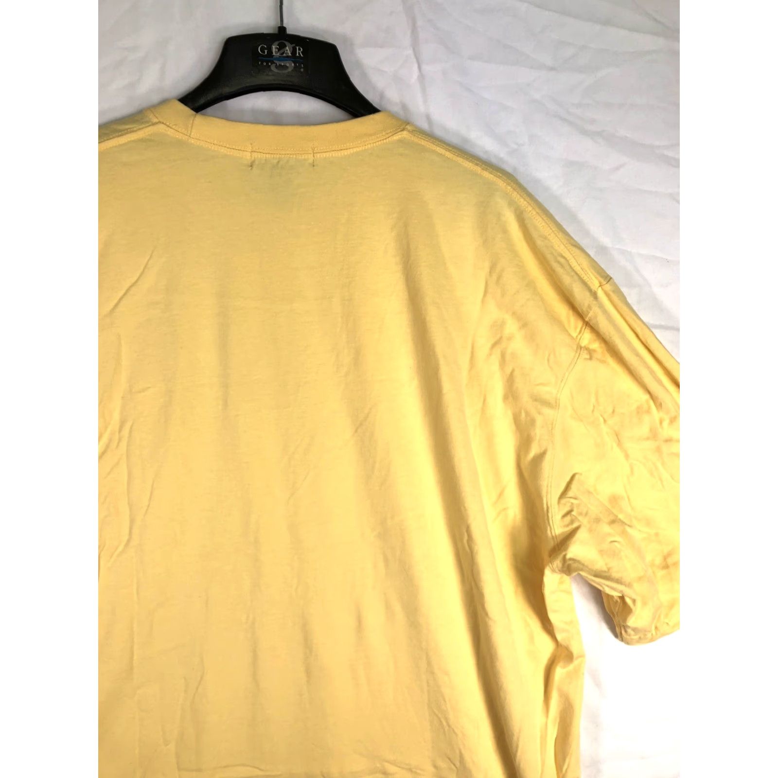 Vintage Montego Mon Mens XXL Yellow Pocket T Shirt 100% Cotton Embroidered BT23 Size Size US XXL / EU 58 / 5 - 7 Thumbnail