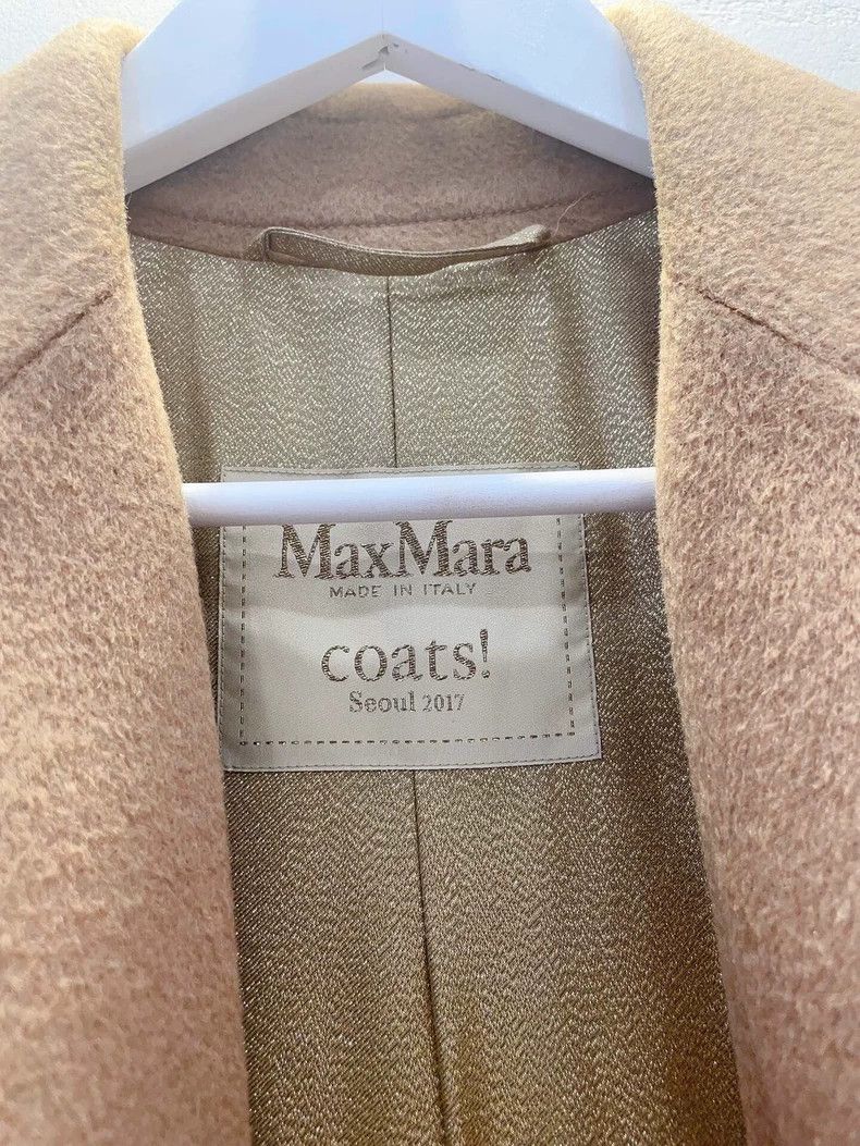 Max Mara Max Mara Jindian Camel Cashmere Long Coat Size S / US 4 / IT 40 - 4 Thumbnail
