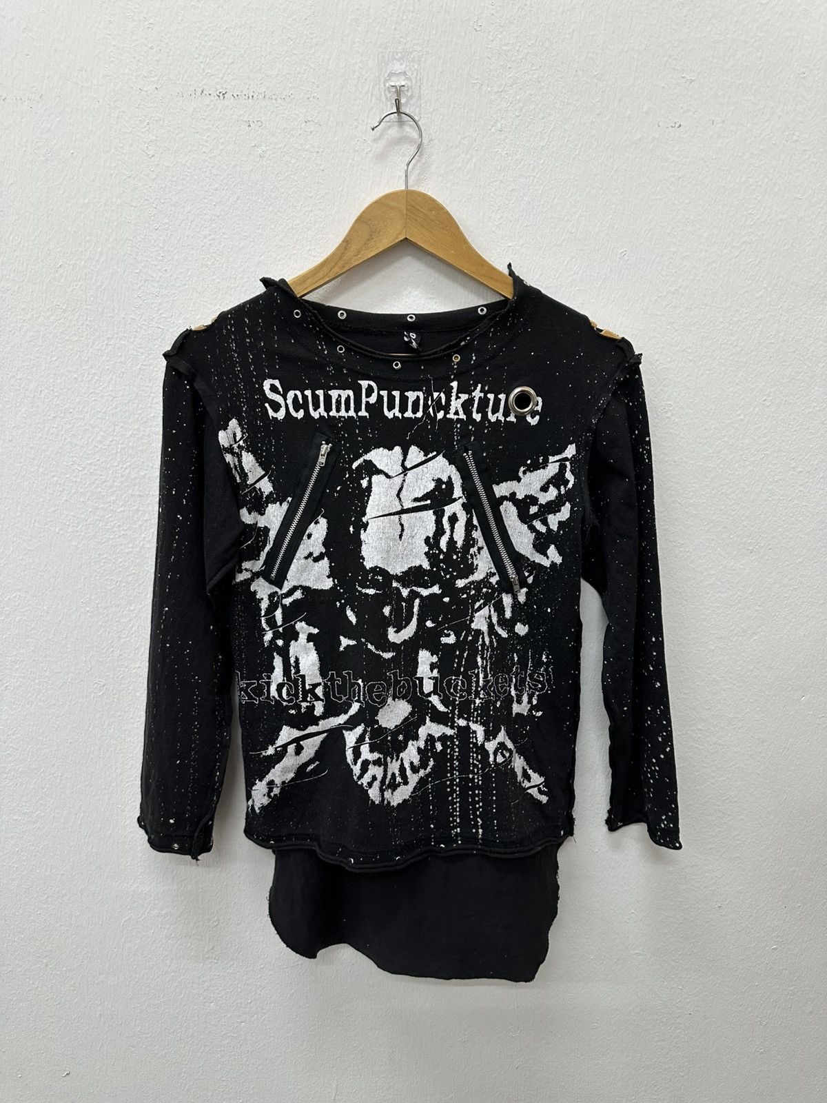 Seditionaries Seditionaries Muslin Scumpuncture Zipper Punk Tee Size US S / EU 44-46 / 1 - 8 Thumbnail