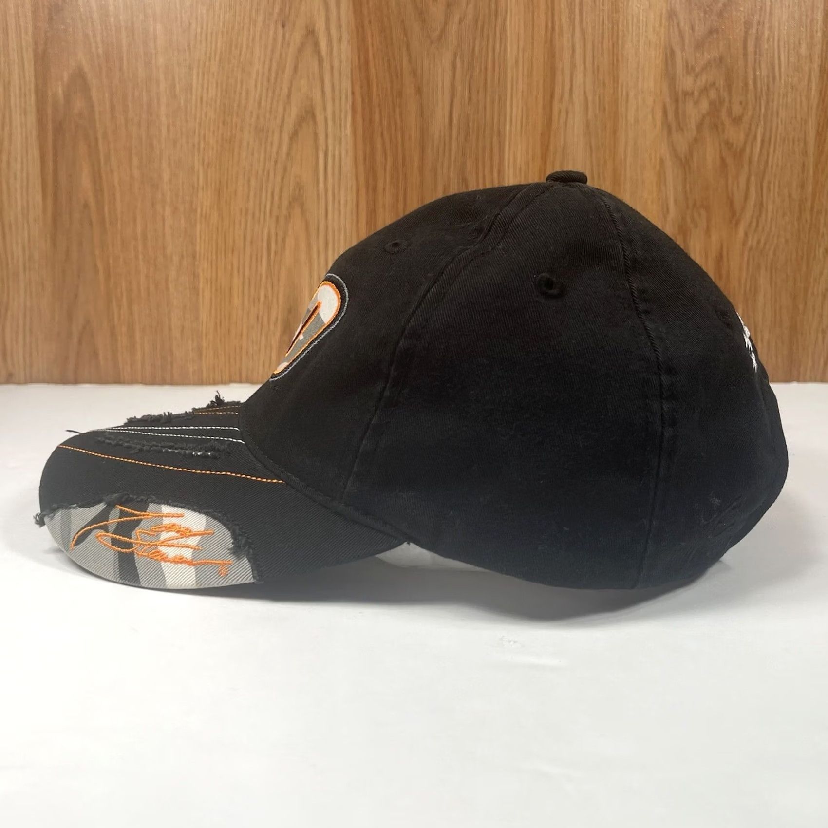 Chase Authentics Chase Authentics NASCAR #20 Joe Gibbs Racing Adult Adjustable StrapBack Hat Cap Black Baseball Cap Mens Cap Size ONE SIZE - 4 Thumbnail