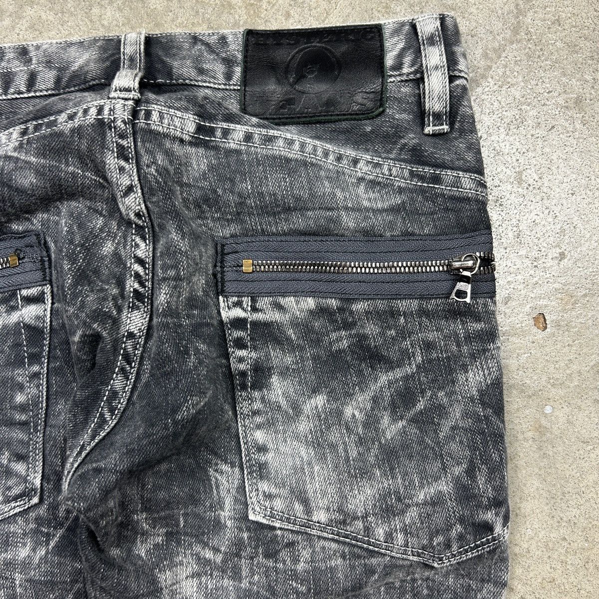 Hysteric Glamour hysteric glamour acid wash superblack jeans Size 28" / US 6 / IT 42 - 14 Thumbnail