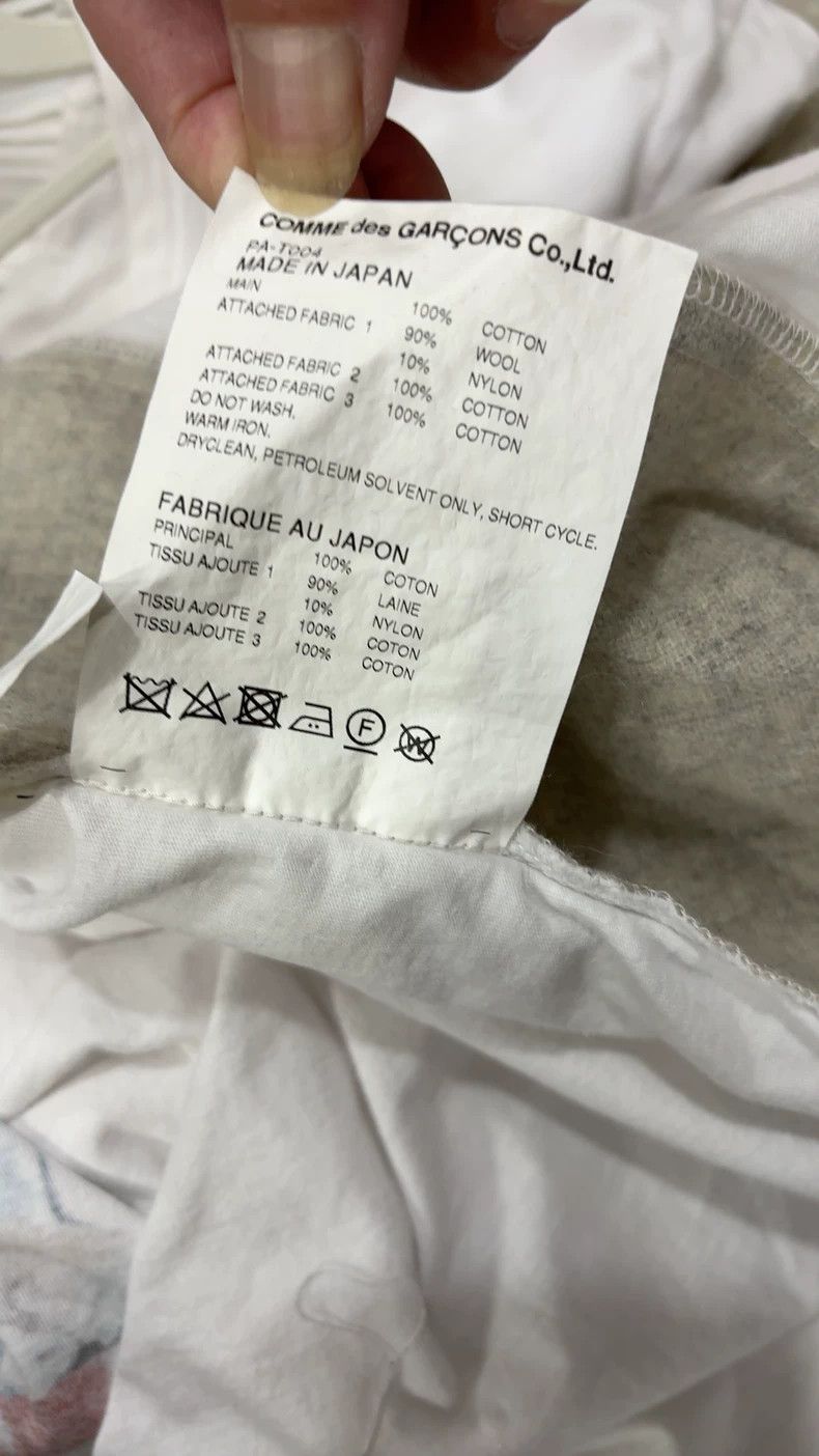 Comme des Garcons Comme Des Garcons White Doll T-shirt Size L / US 10 / IT 46 - 6 Thumbnail