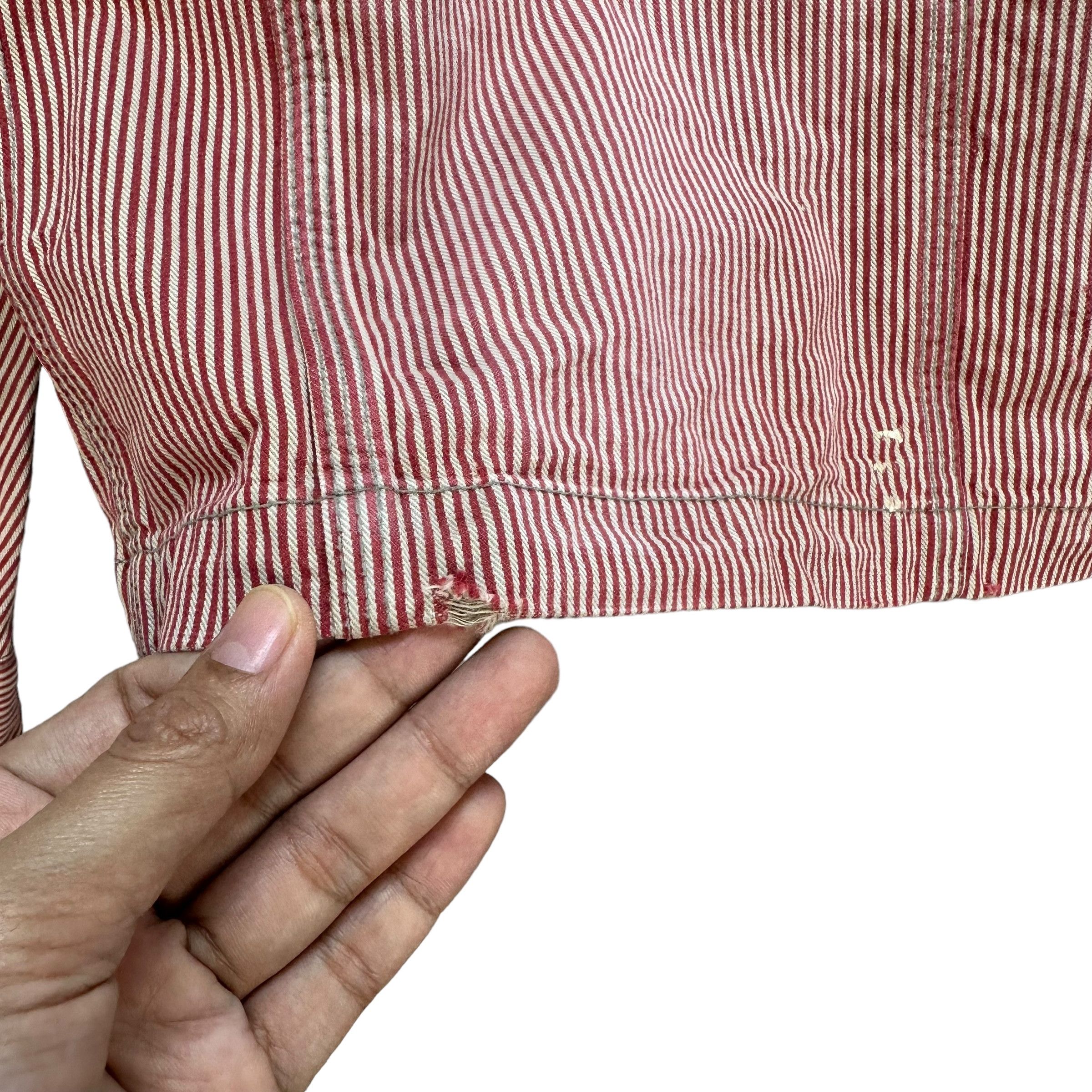 Lounge Lizard Lounge Lizard Red Hickory Striped Jacket #A24-0545 Size US XS / EU 42 / 0 - 13 Thumbnail