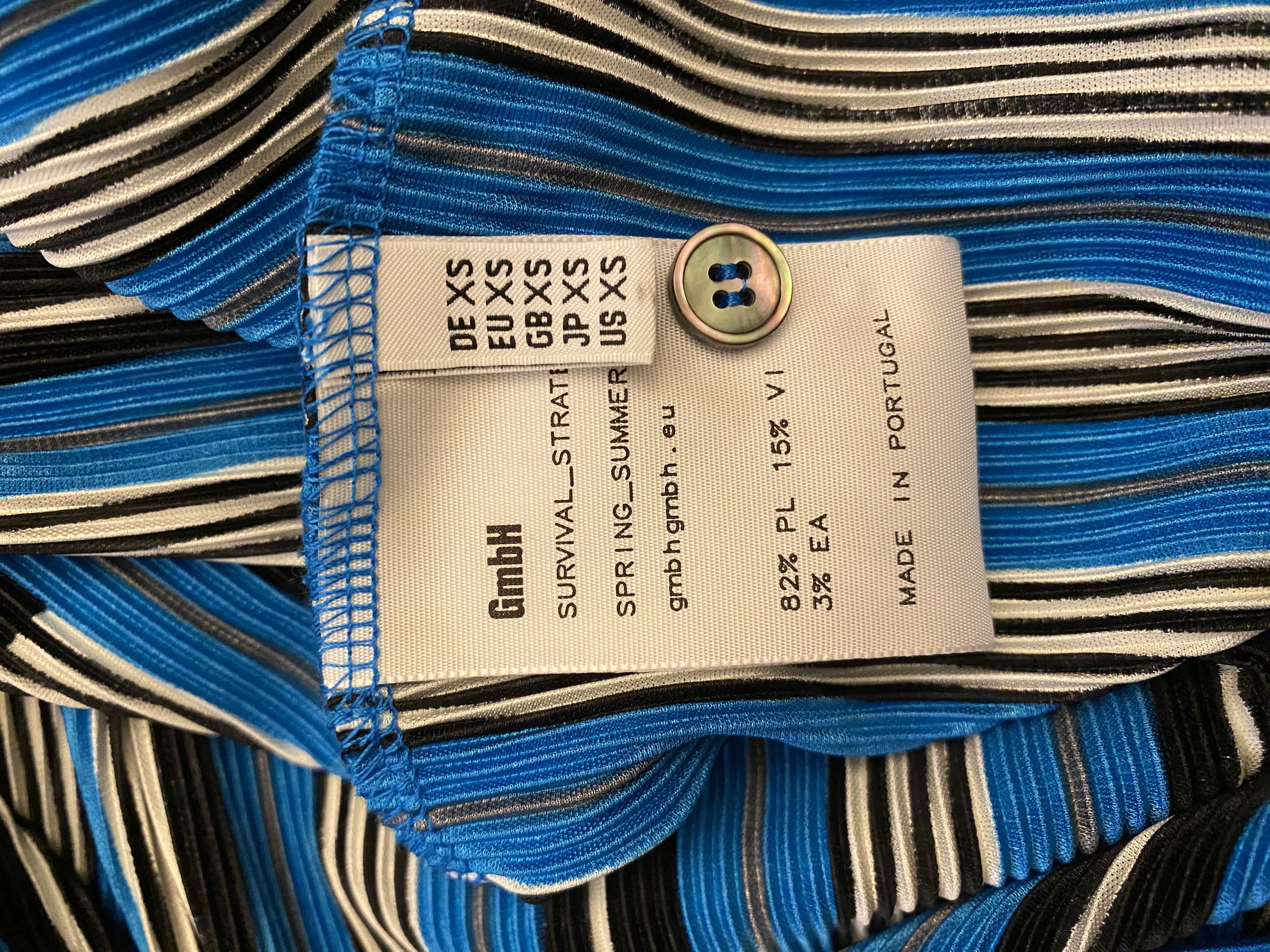 GmbH Viscosa Blue Multicolor Polo Size US M / EU 48-50 / 2 - 6 Thumbnail