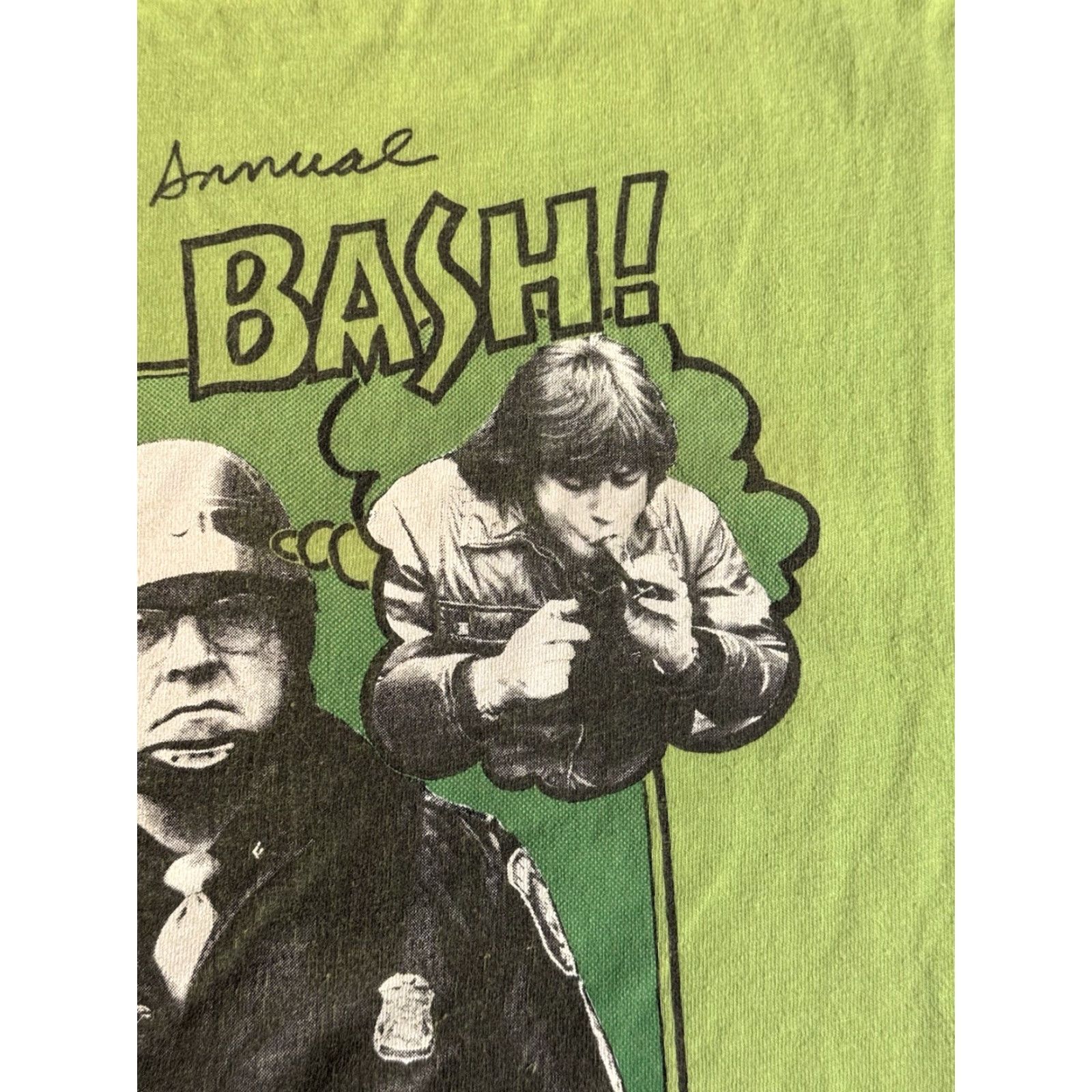 Hanes VINTAGE 2001 30th Anniversary Ann Arbor Hash Bash T Shirt XL Green Hanes Men COTTON Crew Neck Short Sleeve Logo Graphic Print Size US XL / EU 56 / 4 - 3 Thumbnail