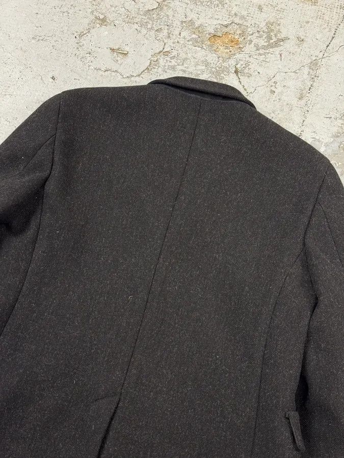 Prada FW2002 Prada Dark Obscure Grey Wool Trench Coat Size US M / EU 48-50 / 2 - 6 Thumbnail