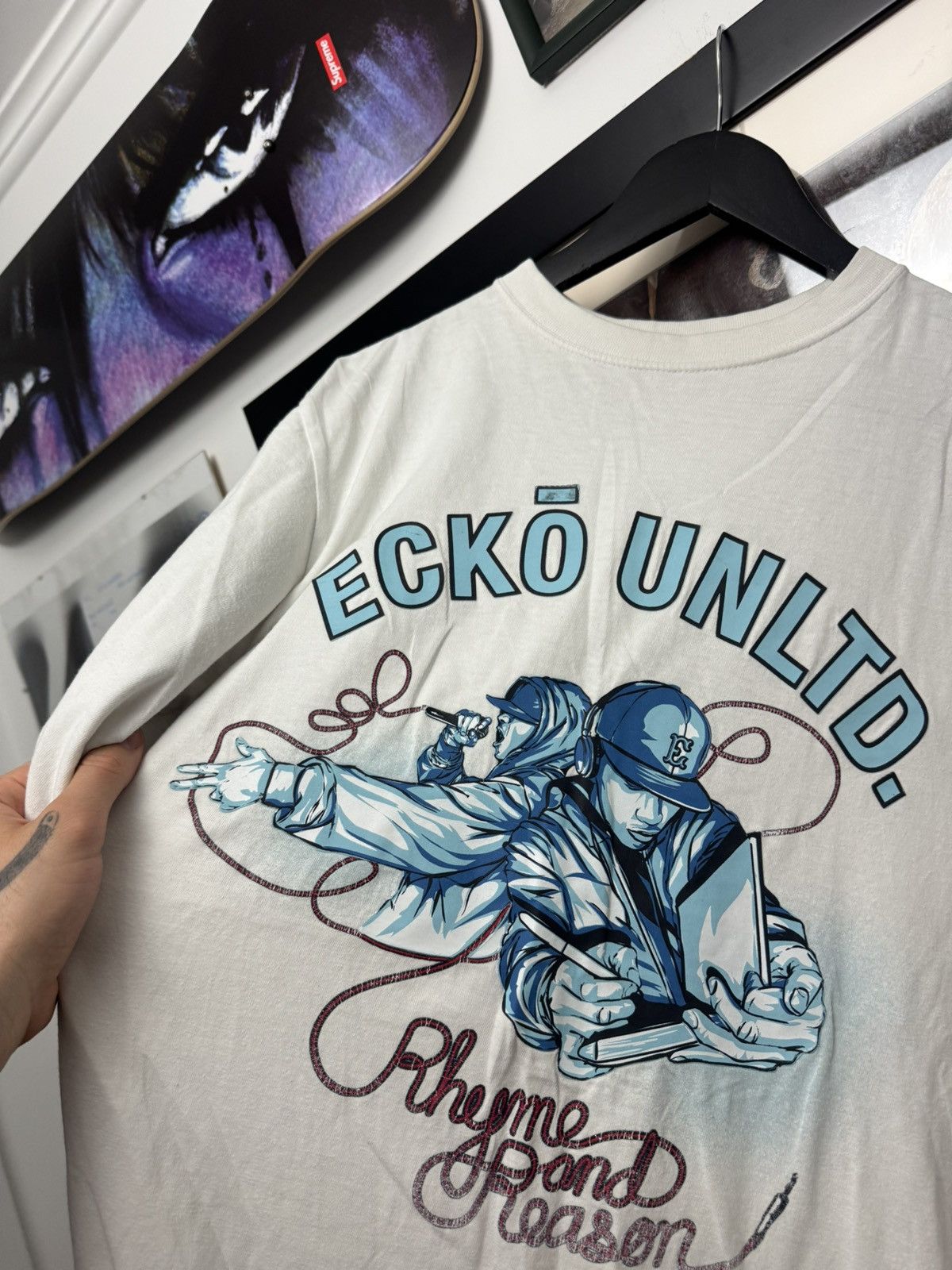 Ecko Unltd. Ecko Unltd. Rap Print Mc Hip Hop Tee Vintage Y2k Freestyle Size US M / EU 48-50 / 2 - 2 Thumbnail