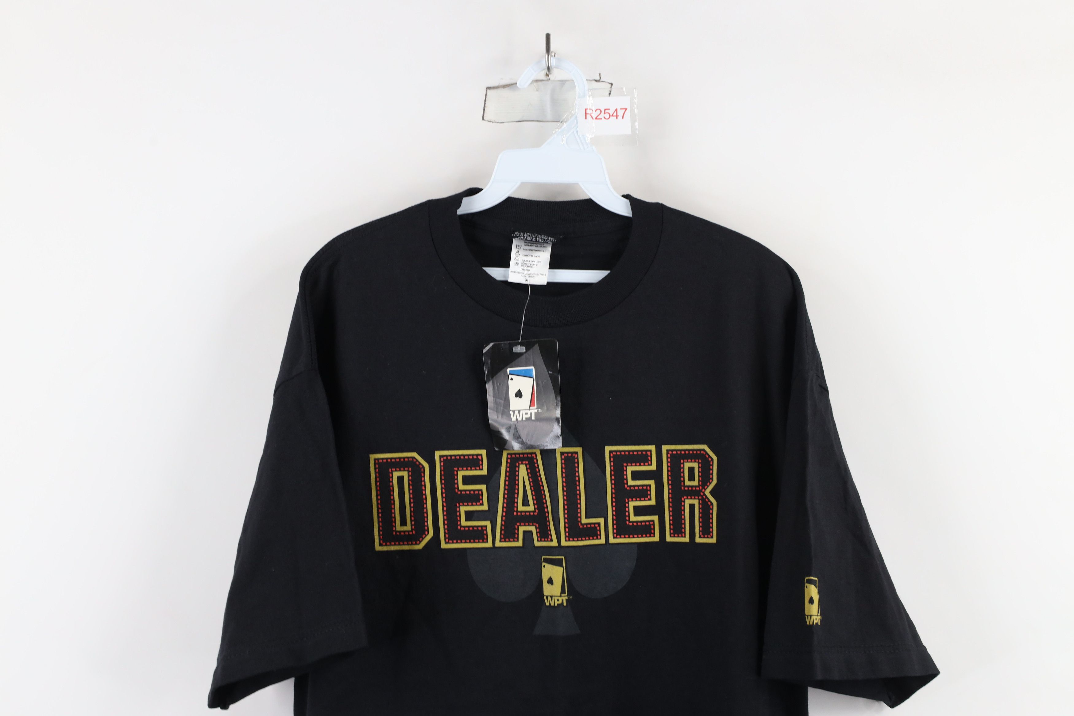 Vintage Deadstock Vintage Y2K 2005 Dealer World Poker Tour T-Shirt Size US XL / EU 56 / 4 - 2 Thumbnail