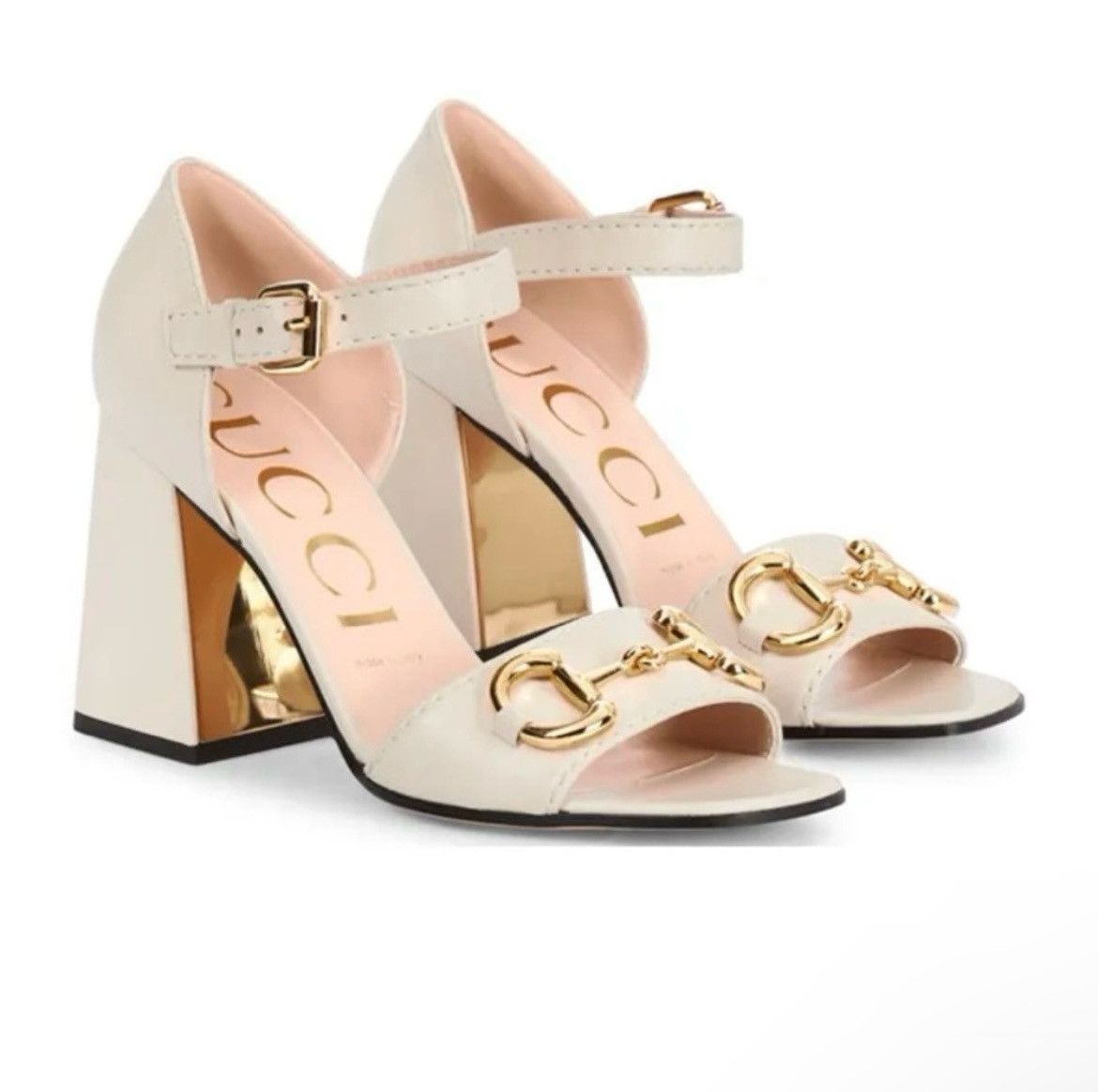 Gucci Gucci Horsebit Block Heel Sandals Size US 10.5 / IT 40.5 - 1 Thumbnail
