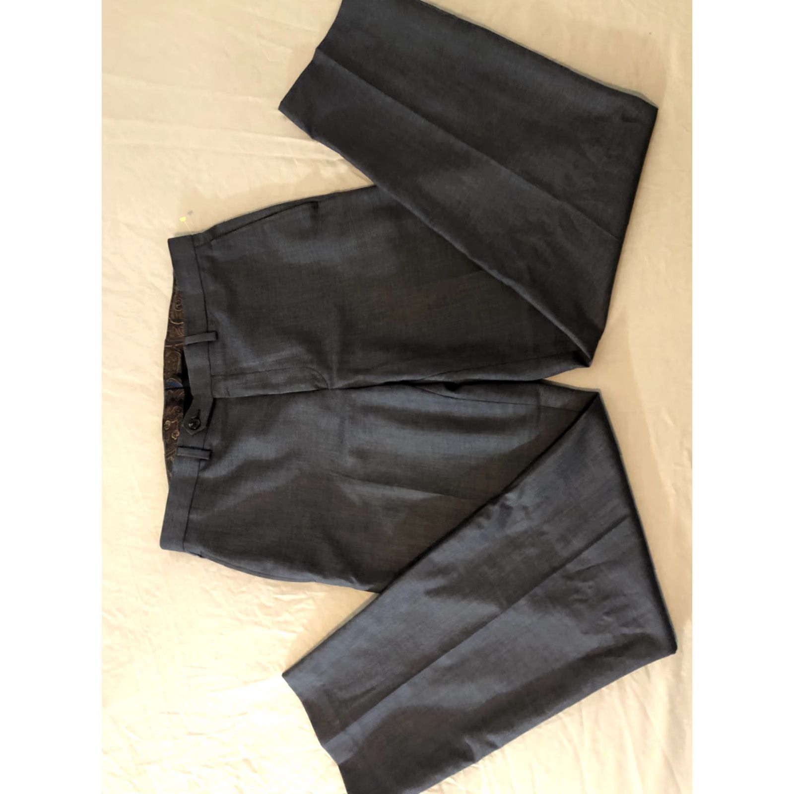 Polo Ralph Lauren Polo Ralph Lauren Dress Pants 34x32 Gray Men Slim Regular Chino Trousers Style: Dress Pants Mens Size US S / EU 44-46 / 1 - 3 Thumbnail