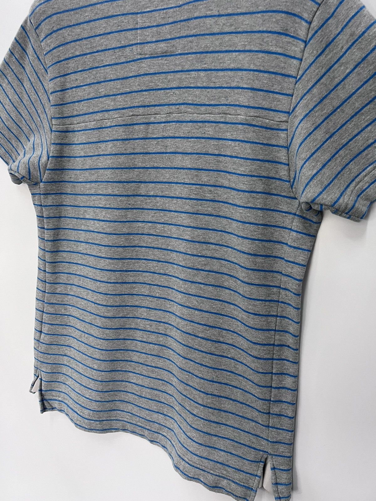 Sacai 🔥 Striped Shortsleeves sweatshirt Size US XS / EU 42 / 0 - 13 Thumbnail
