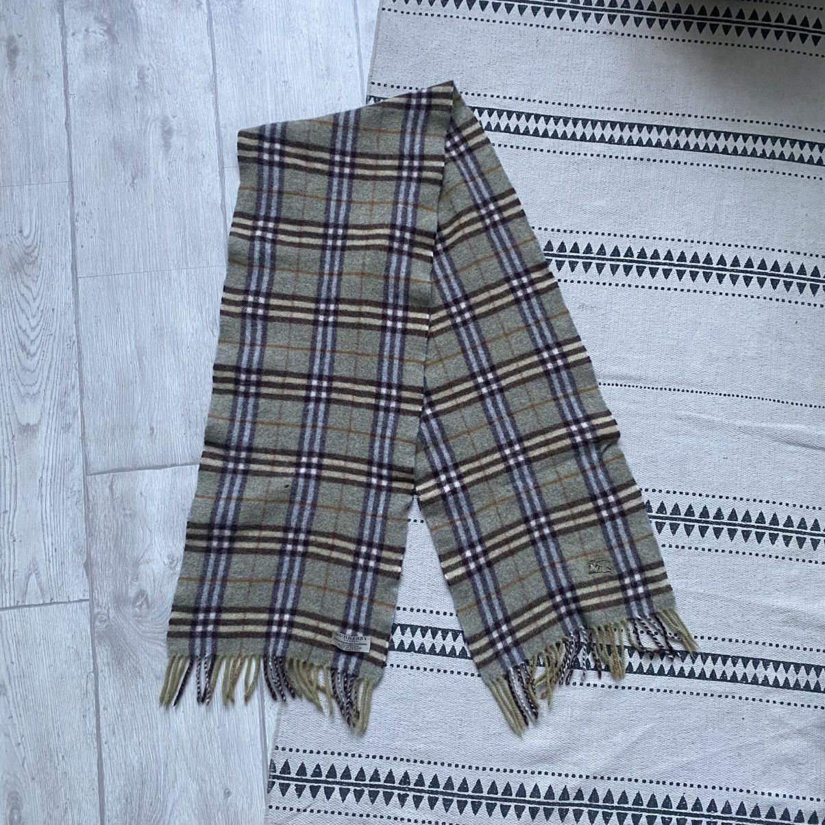Burberry Oldmoney Vintage Burberry scarf Nova Check Luxury Size ONE SIZE - 6 Thumbnail