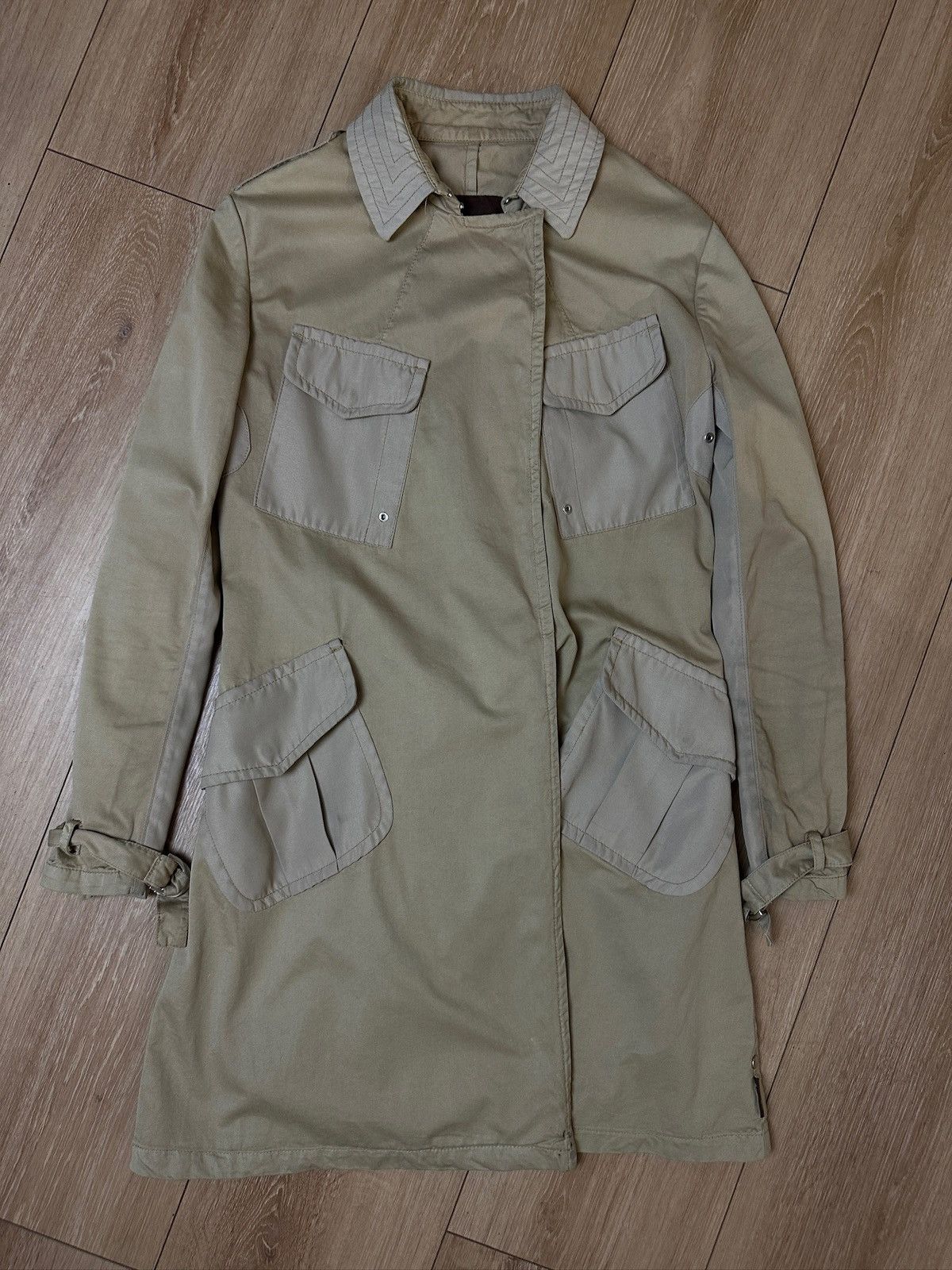 Moncler Beige Moncler Coat Size S / US 4 / IT 40 - 3 Thumbnail