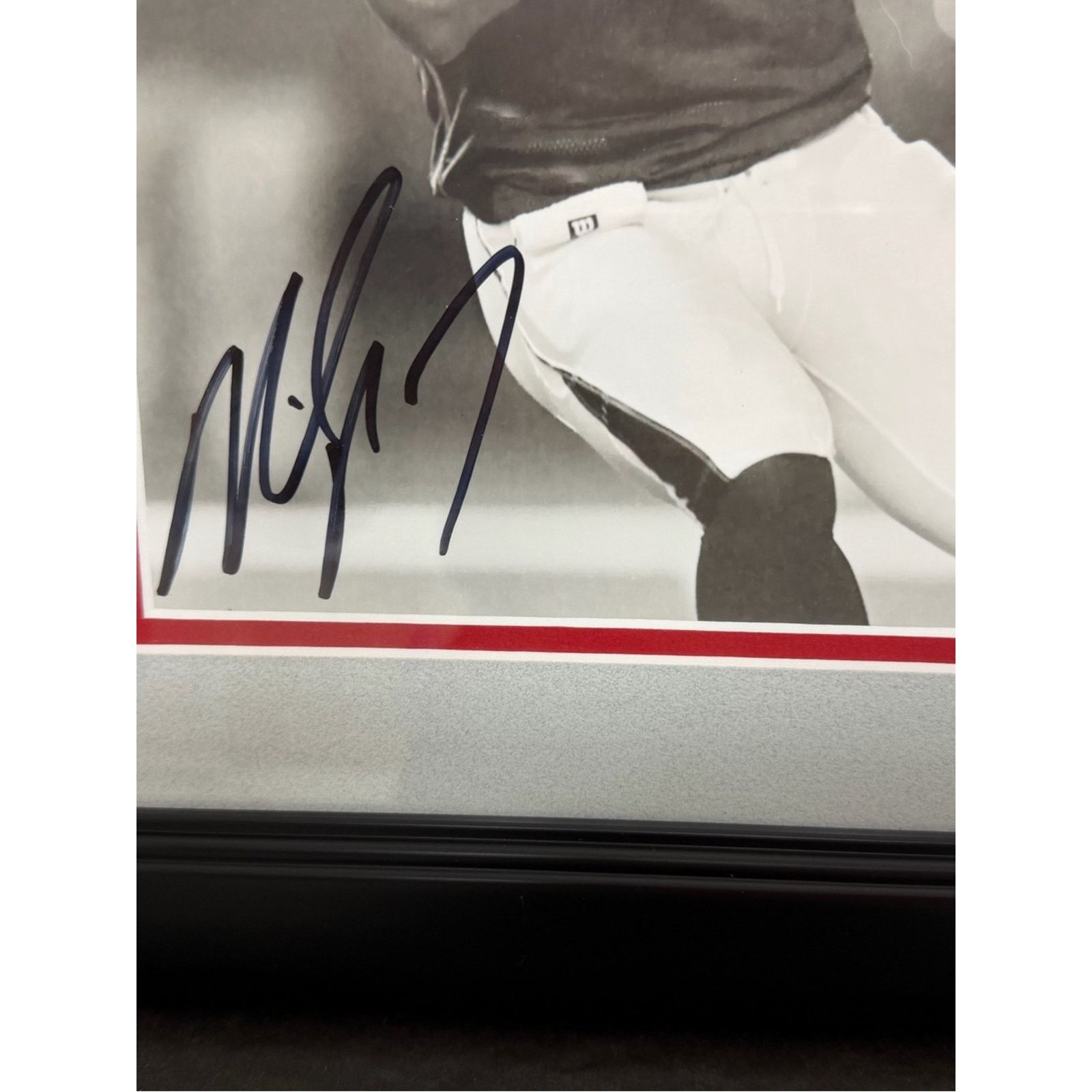 NFL Michael Vick Framed Authentic Autograph Game Used Football Size ONE SIZE - 2 Thumbnail