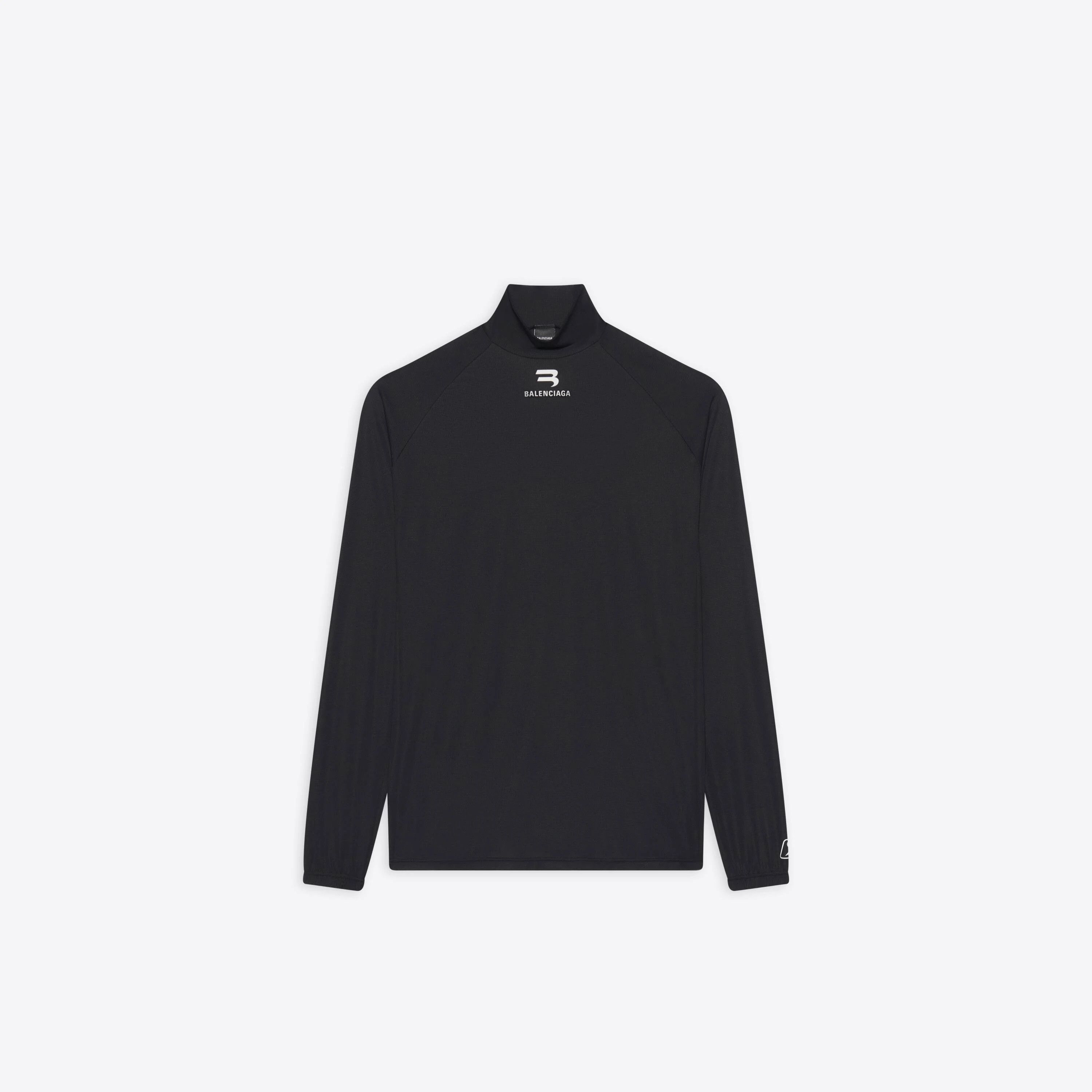 Balenciaga o1mt1gz0824 Sporty B Bike Top in Black Size US L / EU 52-54 / 3 - 1 Thumbnail