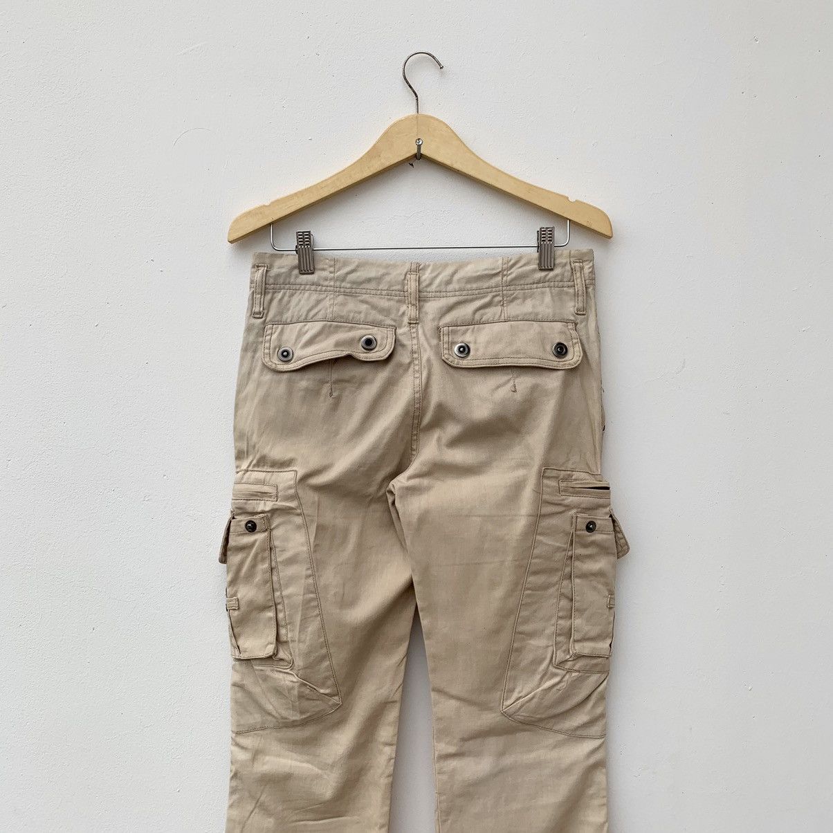 Japanese Brand × Tornado Mart Tornado Mart Cargo Flared Pants Size US 30 / EU 46 - 4 Thumbnail