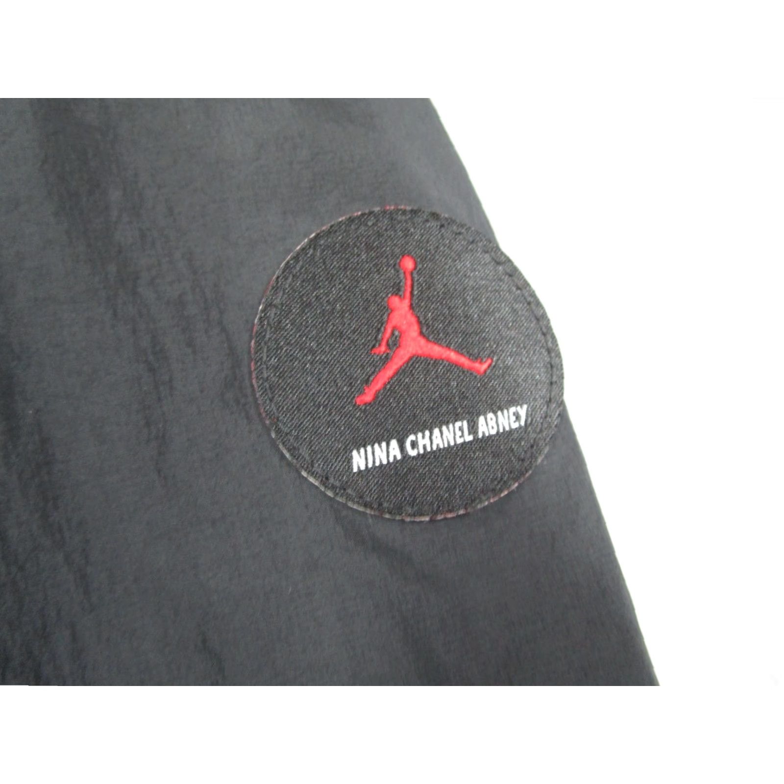 Jordan Brand VINTAGE Jordan Pants Women Medium Black Jogger Loose Fit Nina Chanel Abney DO4154-010 30x24 Athleisure Size 32" / US 10 / IT 46 - 3 Thumbnail