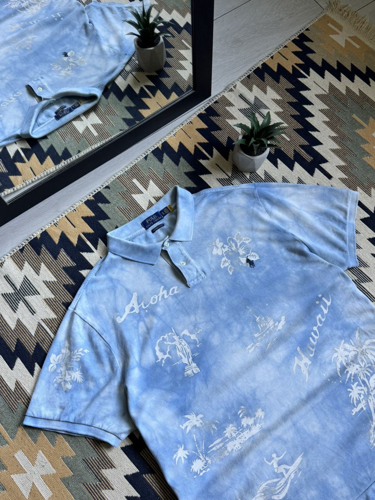 Polo Ralph Lauren Vintage Polo Ralph Lauren Aloha Hawaii T-shirt Size US XL / EU 56 / 4 - 4 Thumbnail