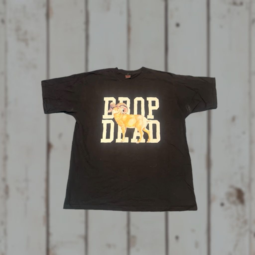 Vintage Drop Dead X Drop Dead Clothing Goat Shirt XL Black Men T-Shirt Short Sleeve Cotton Band Metal Vintage: No Size US XL / EU 56 / 4 - 1 Thumbnail