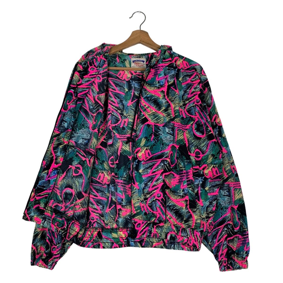 Japanese Brand CENTER CLEASE Colorful Zipper Hoodie Jacket #0510-C23 Size US M / EU 48-50 / 2 - 8 Thumbnail