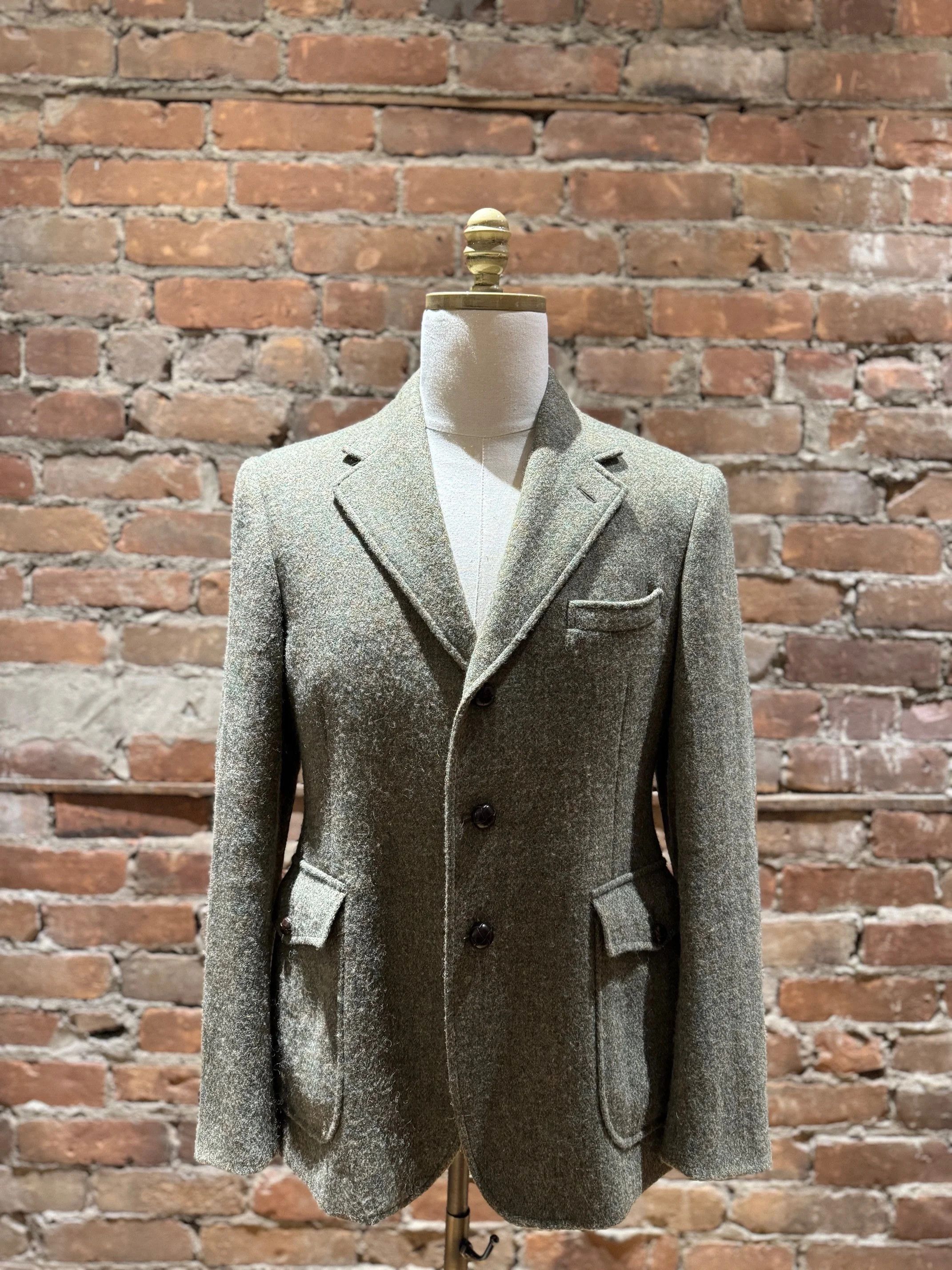 Ralph Lauren RRL Ralph Lauren Harris Tweed Hacking Jacket Size 40S - 1 Thumbnail