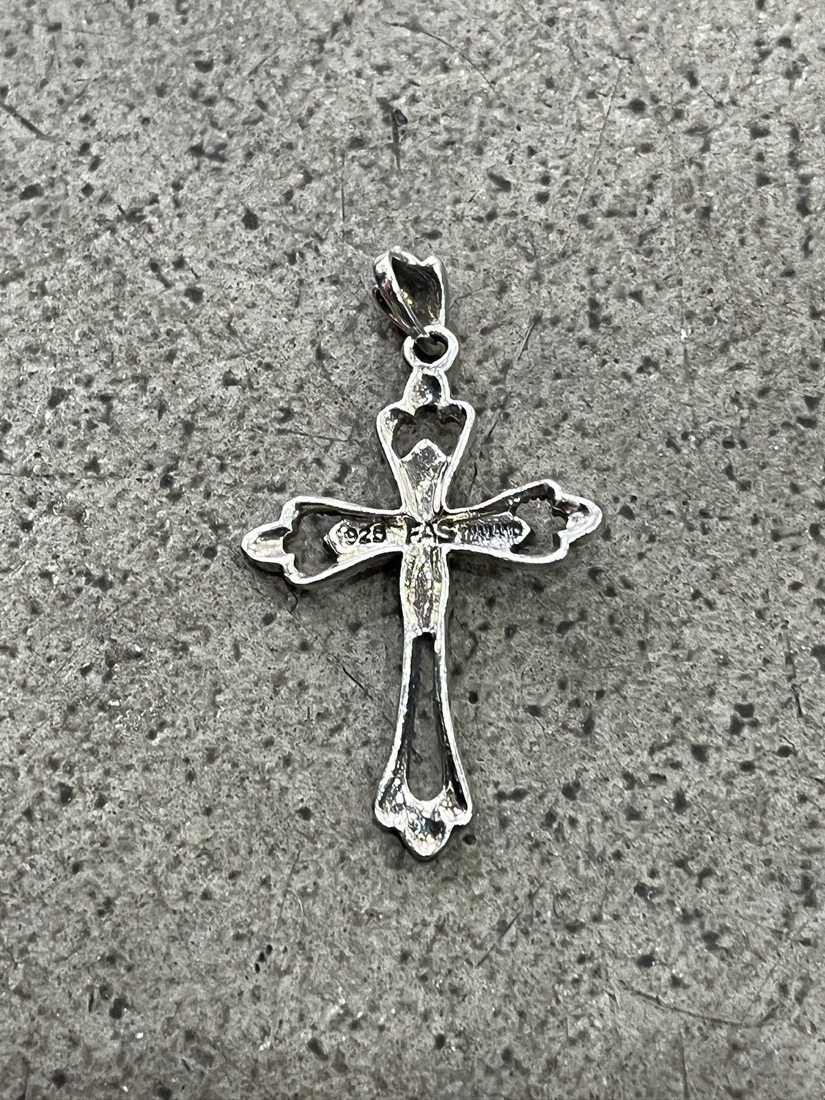 Other Vintage Sterling Silver Cross Pendant (unisex) Size ONE SIZE - 12 Thumbnail