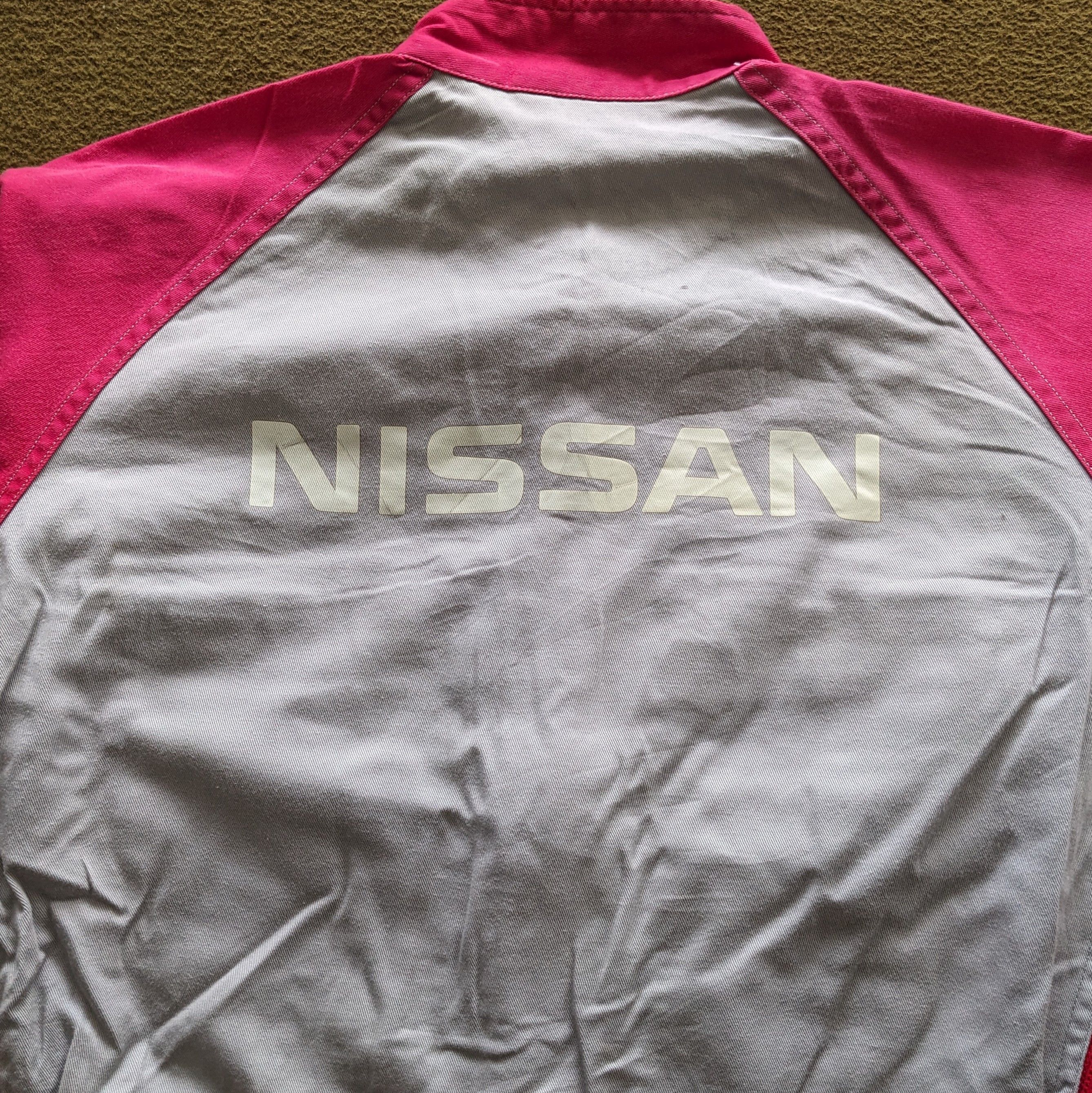 Vintage Vintage NISSAN Motorsports Racing Coverall Workwear Jacket Size US M / EU 48-50 / 2 - 2 Thumbnail