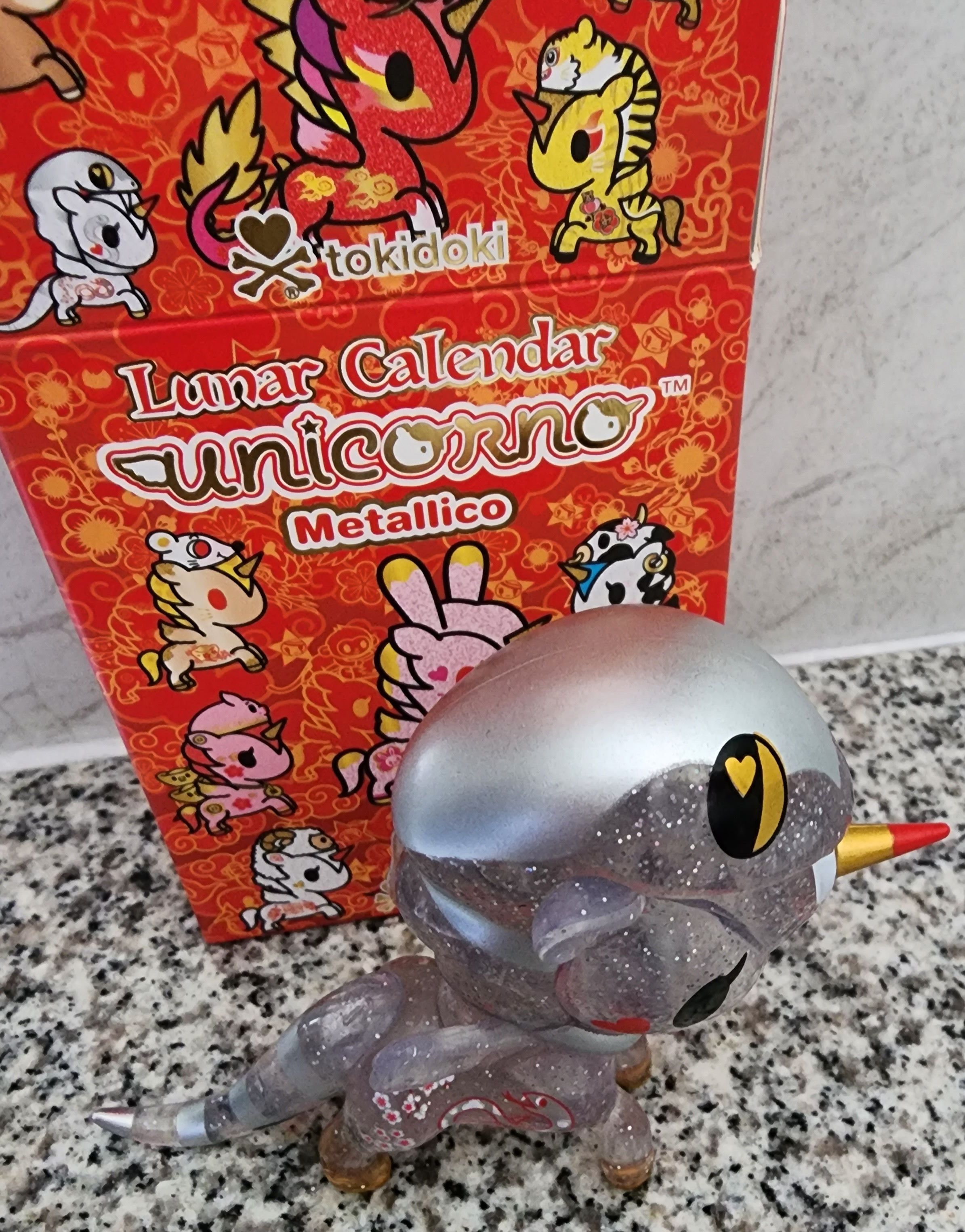 tokidoki Open Box Lunar Calendar Unicorno Metallico Snake 🐍 Size ONE SIZE - 4 Thumbnail