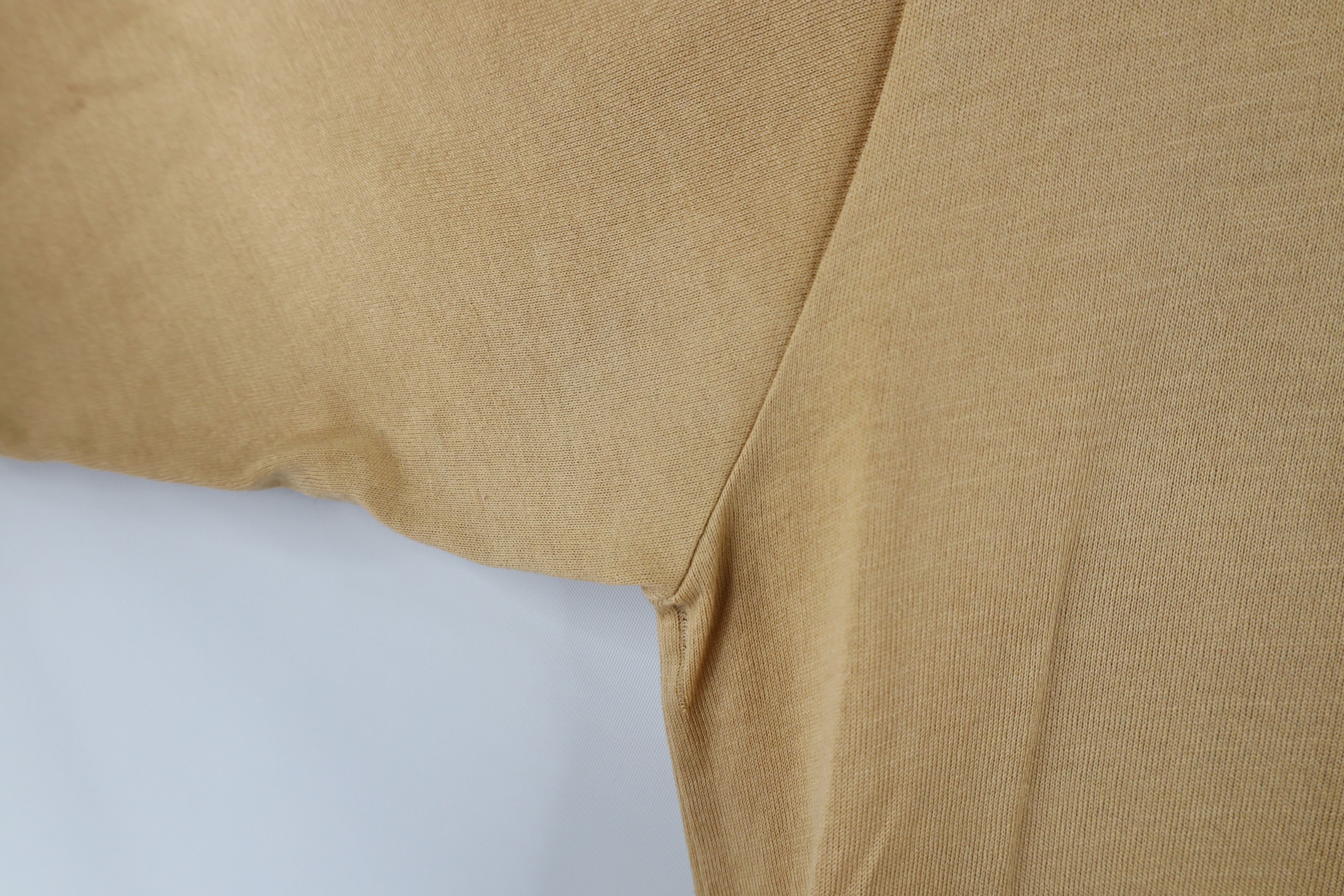 Vintage Vintage 70s Streetwear Knit Collared Pocket Polo Shirt Beige Size US S / EU 44-46 / 1 - 6 Thumbnail