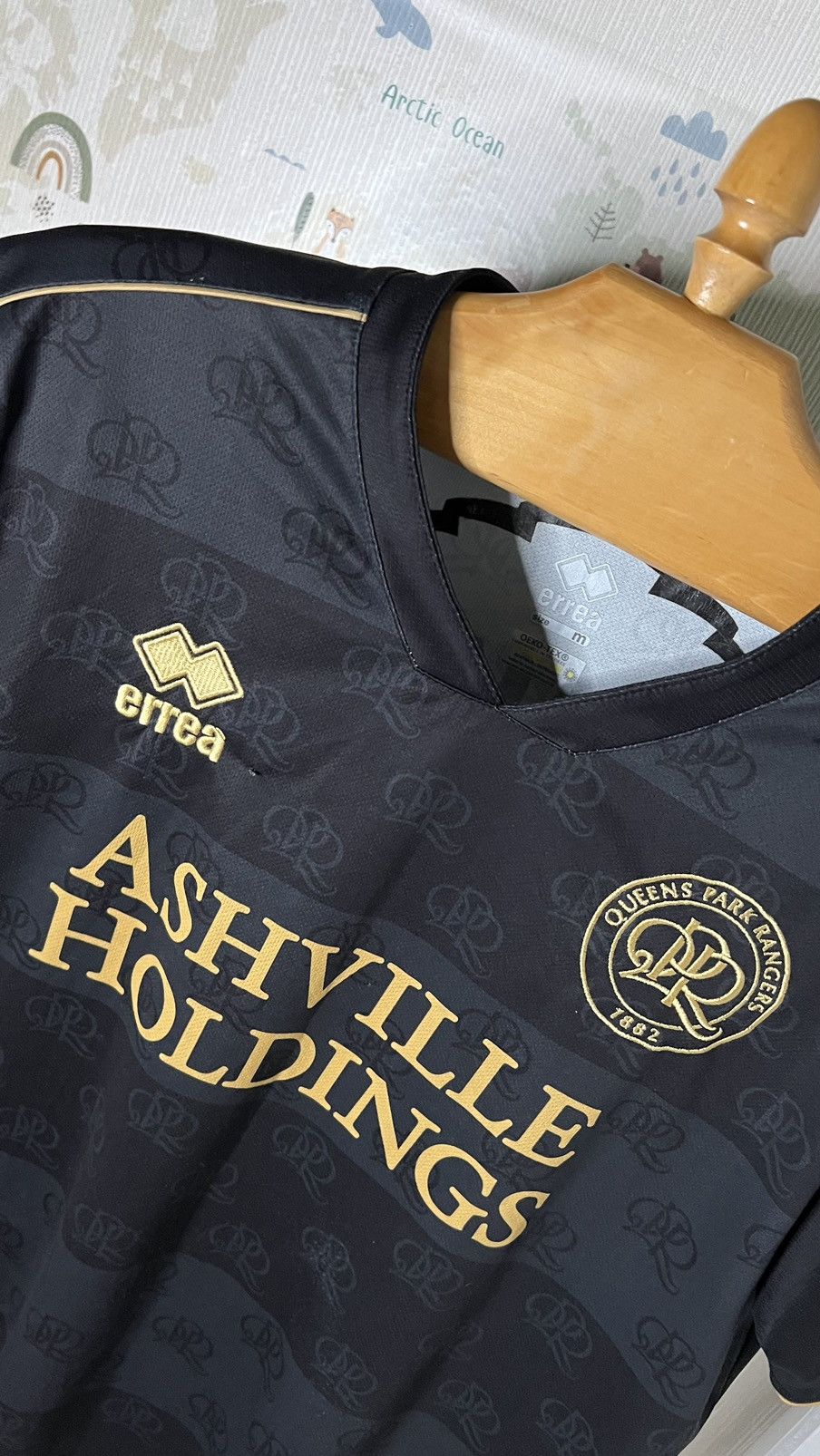 Errea MATCH WORN⁉️Queens park rangers Robert Dickie jersey errea Size US M / EU 48-50 / 2 - 3 Thumbnail