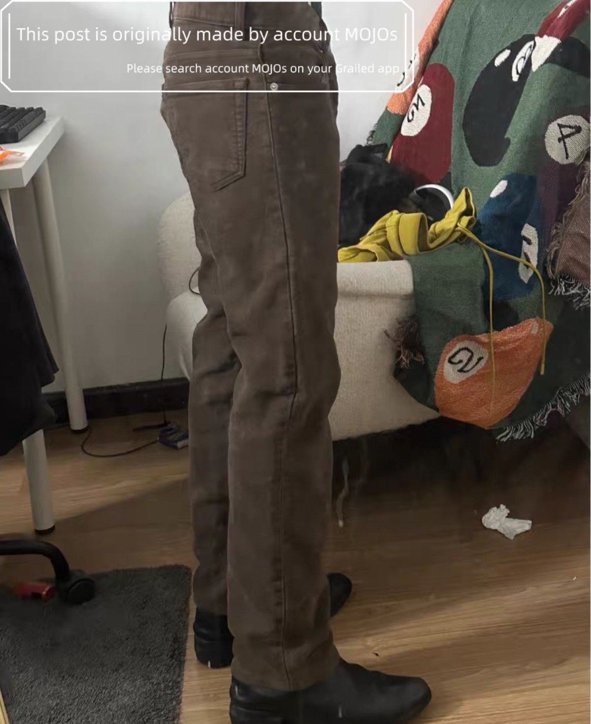 Helmut Lang Helmut Lang Moleskin Brown Denim mojos1724 Size US 30 / EU 46 - 5 Thumbnail