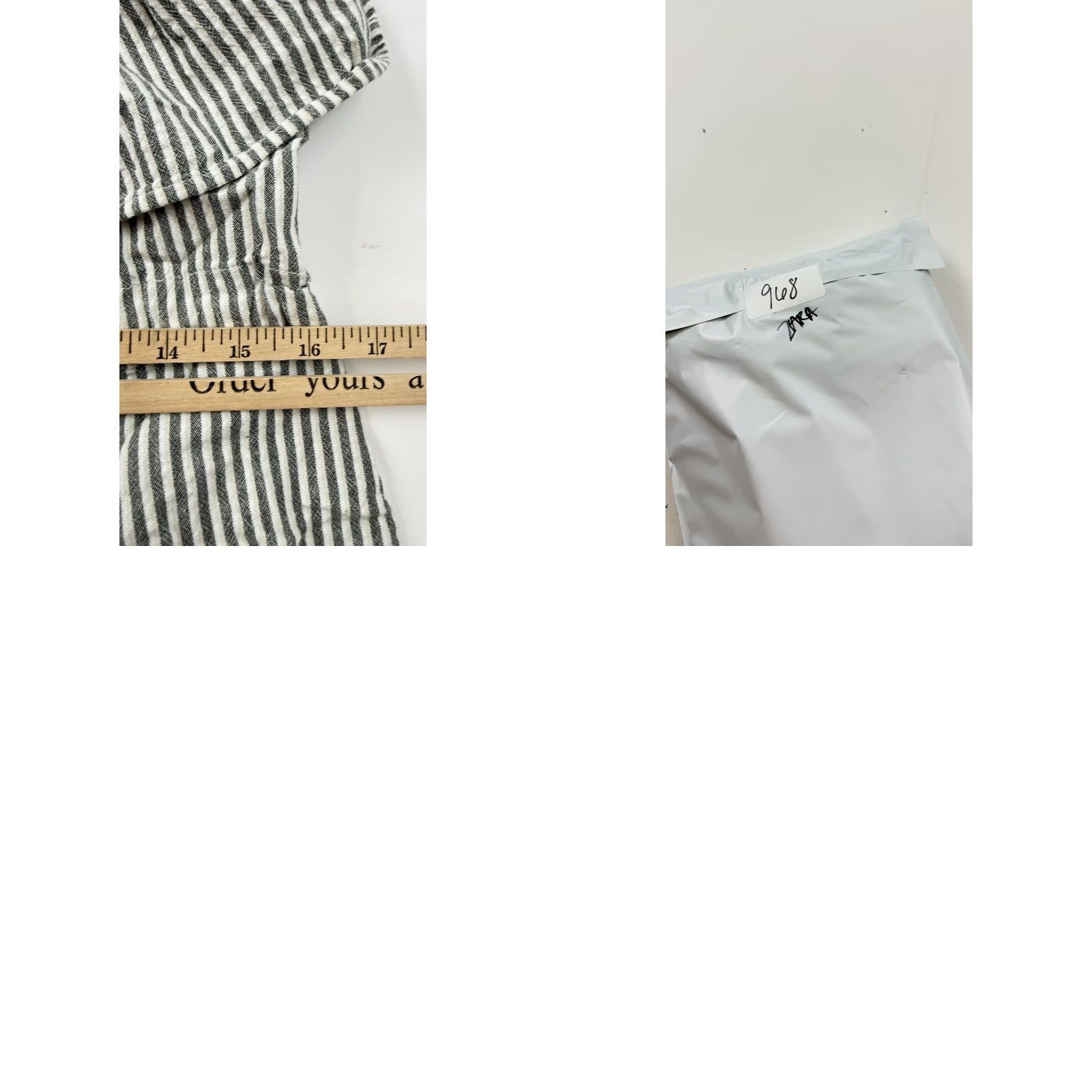 Zara Zara Basic Jumpsuit Womens Small Black White Striped Ruffle Wide Leg Summer Size 28" / US 6 / IT 42 - 8 Thumbnail