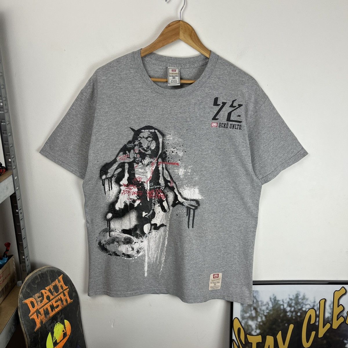 Ecko Unltd. Ultra Rare Ecko Unltd T-shirt Y2K Graffiti Art 72 90s Swag Size US M / EU 48-50 / 2 - 1 Thumbnail