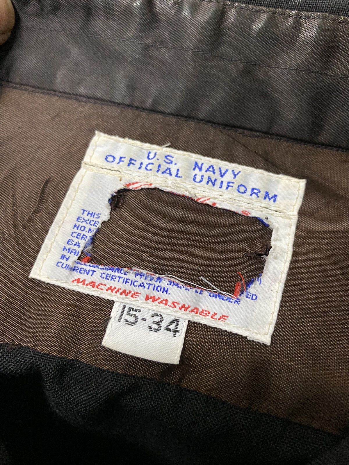 Vintage VTG USN C.P.O. US Navy Official Form Size US L / EU 52-54 / 3 - 5 Thumbnail