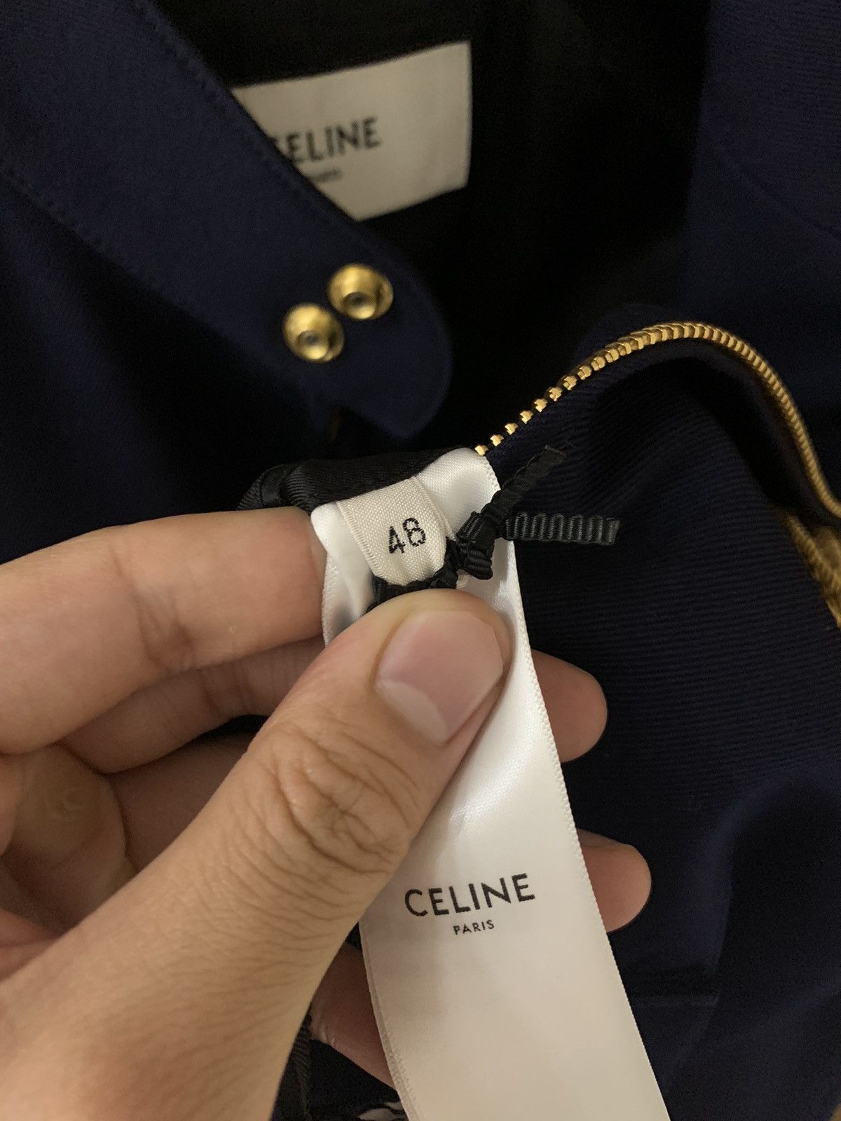 Celine Celine 2025SS Embroidered wool blouson jacket Size US M / EU 48-50 / 2 - 4 Thumbnail