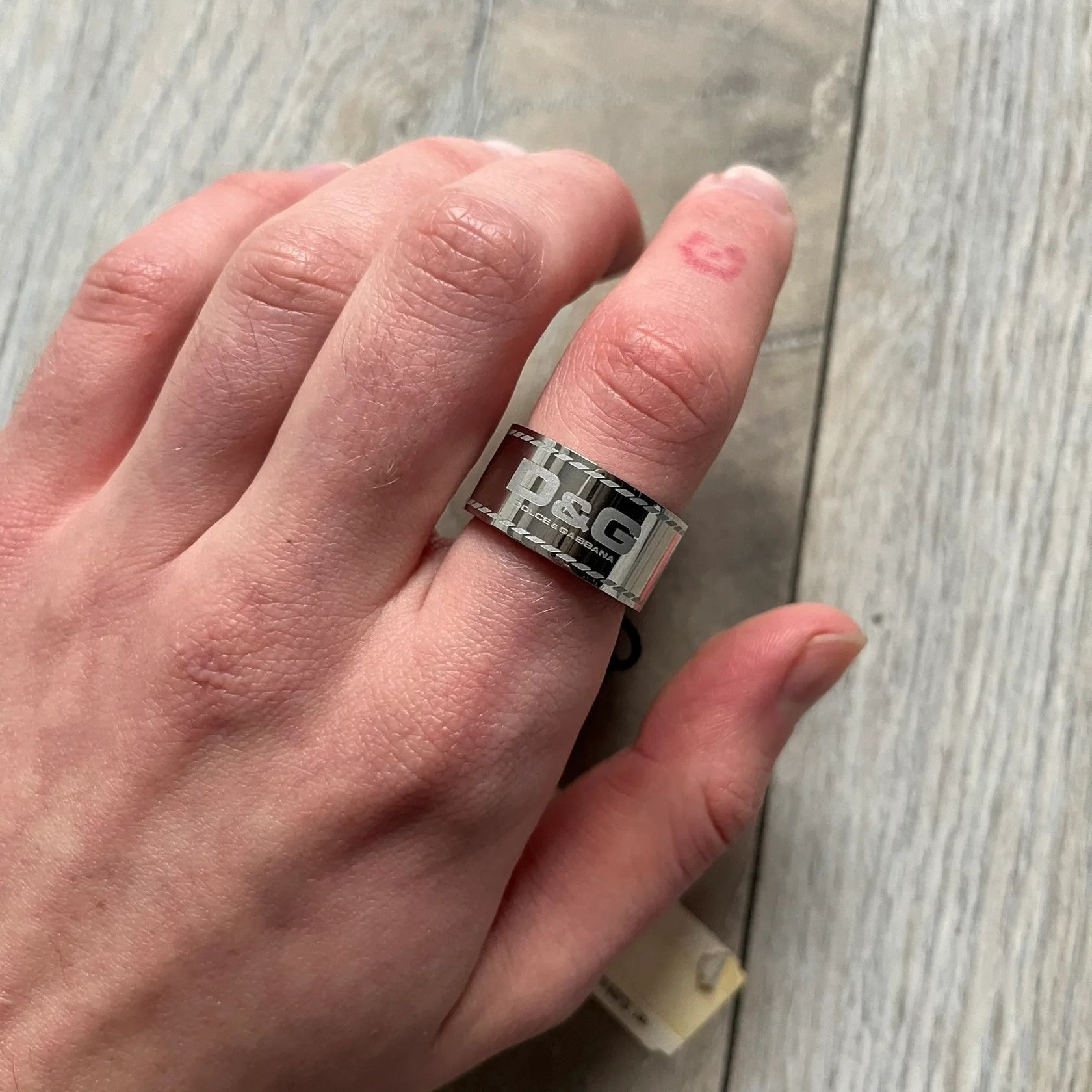 Dolce & Gabbana Dolce & Gabbana DJ0836 Logo Ring Size ONE SIZE - 1 Thumbnail