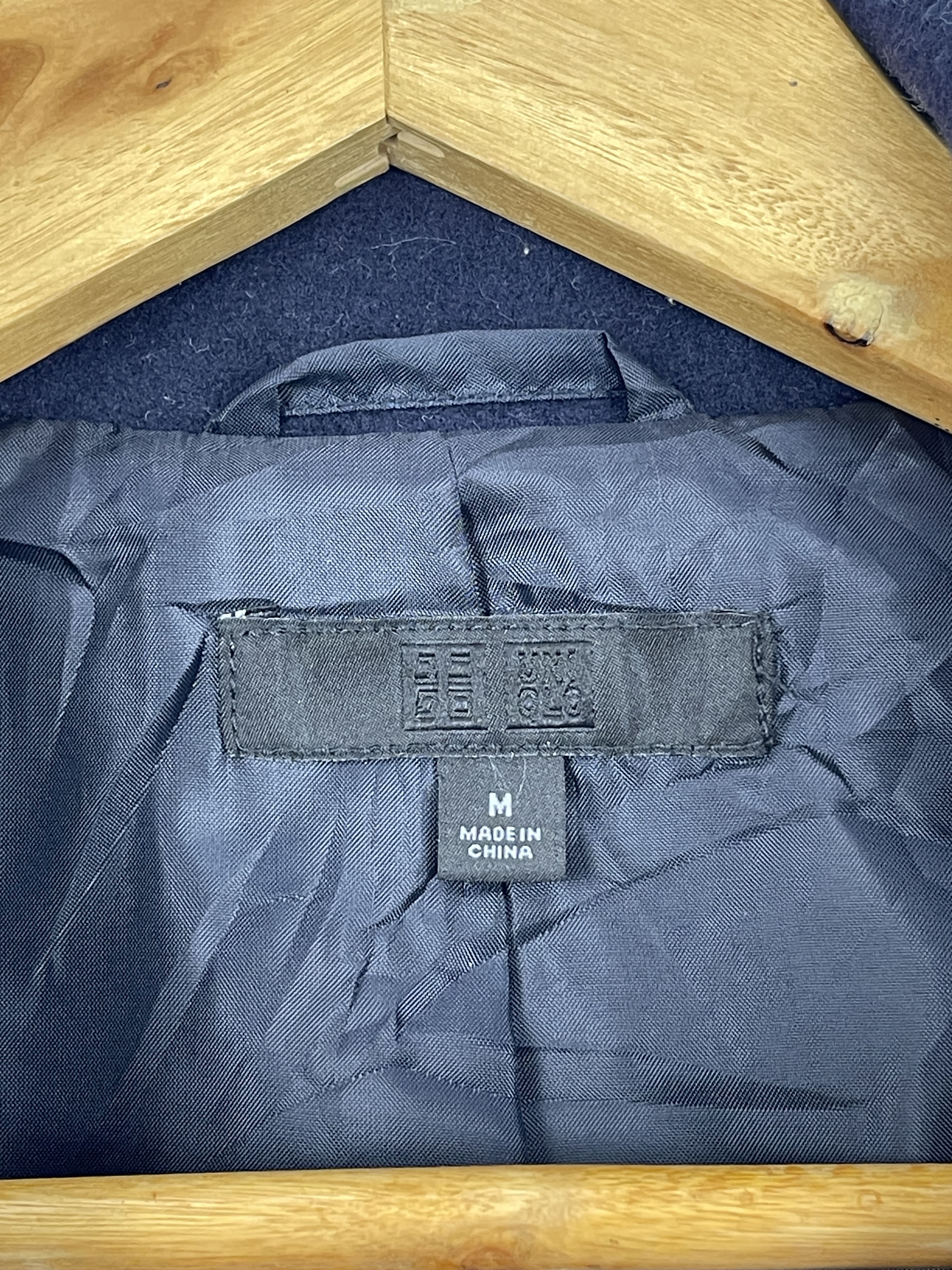Uniqlo Vtg Uniqlo Double Breasted Trench Jacket Wool Coat JA0096 Size US M / EU 48-50 / 2 - 5 Thumbnail