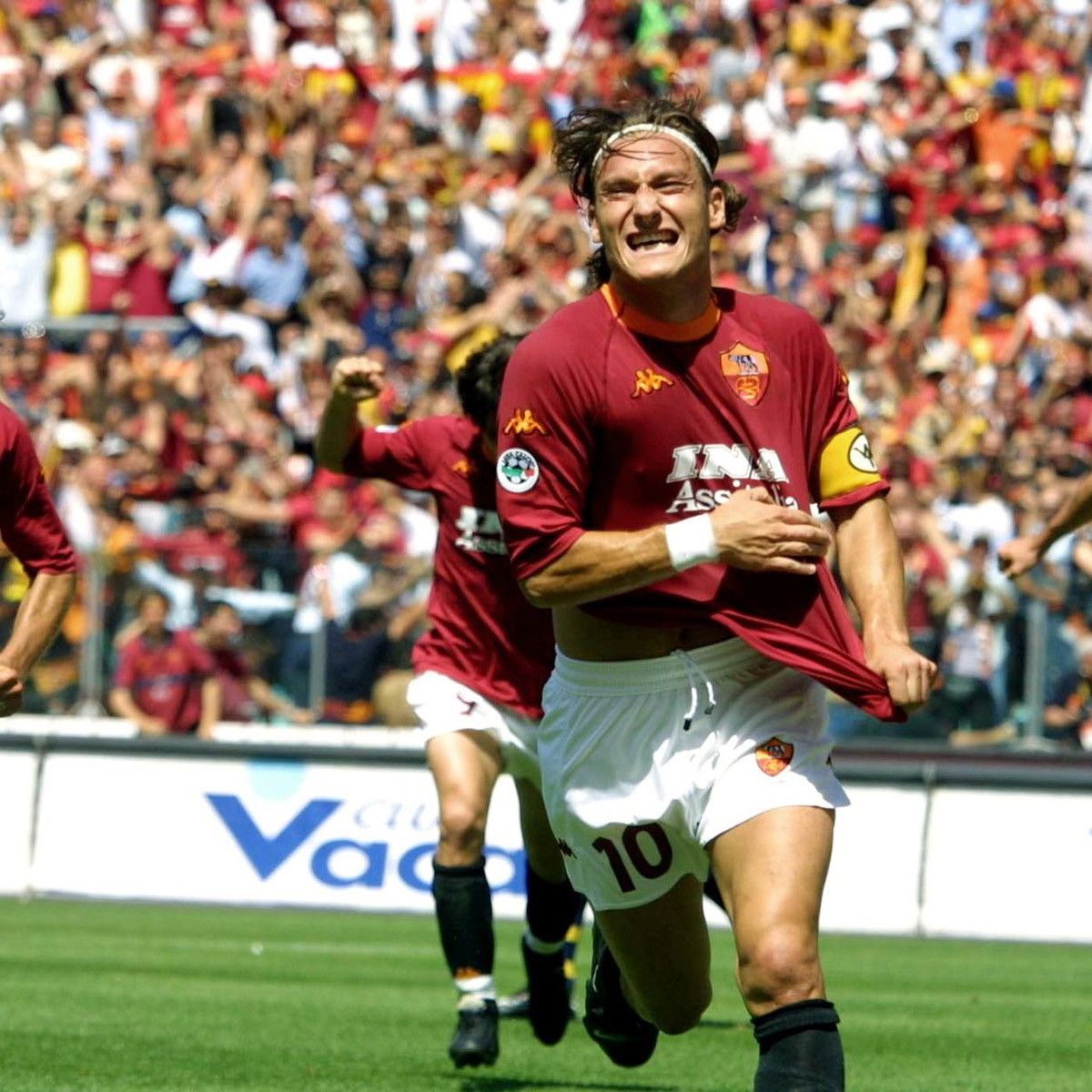 Kappa Roma 2000 Vintage Kappa Scudetto Jersey Totti L Large Size US L / EU 52-54 / 3 - 10 Thumbnail