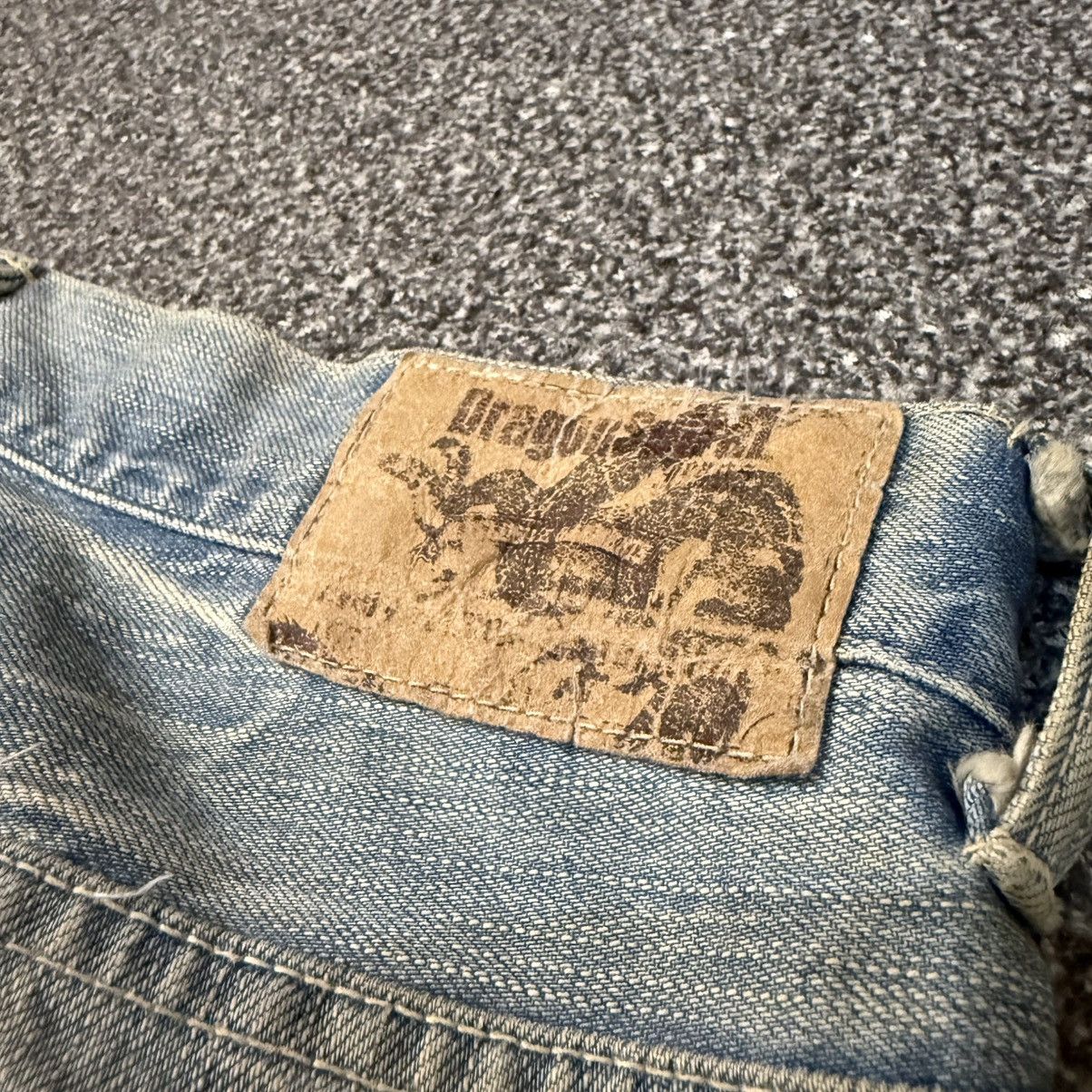 14th Addiction 🔥🇯🇵 Japanese Seditionaries Dragon Spiral Rusty Dirty Denim Size US 32 / EU 48 - 8 Thumbnail