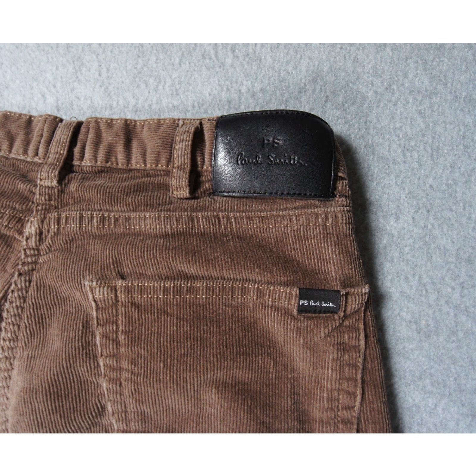 Paul Smith Paul Smith Pants Mens 30 Brown Corduroy Tapered Fit Stretch Casual Adult Size US 30 / EU 46 - 7 Thumbnail