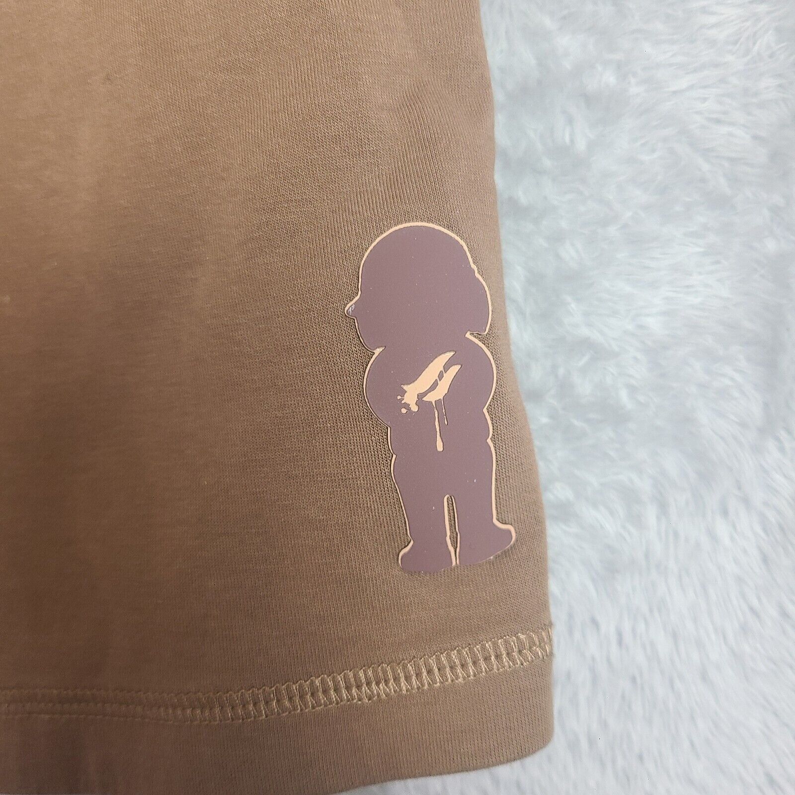 Vintage Lil Woo by Al Wissman Brown Shorts with Brown Logo Size Larg Size US 36 / EU 52 - 4 Thumbnail