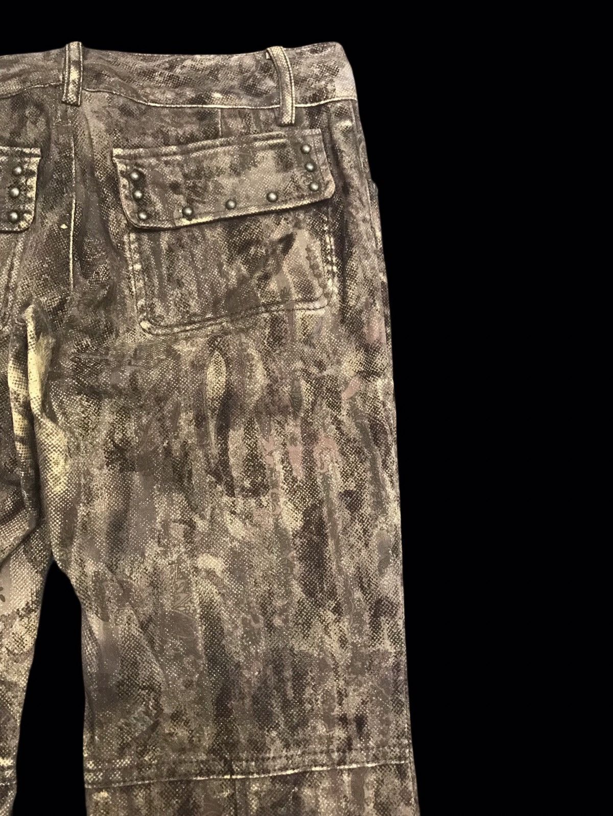 Designer × Tornado Mart 💥ARTISANAL💥FLARE TORNADO MART VELVET FLORAL PANT F265 Size 28" / US 6 / IT 42 - 13 Thumbnail