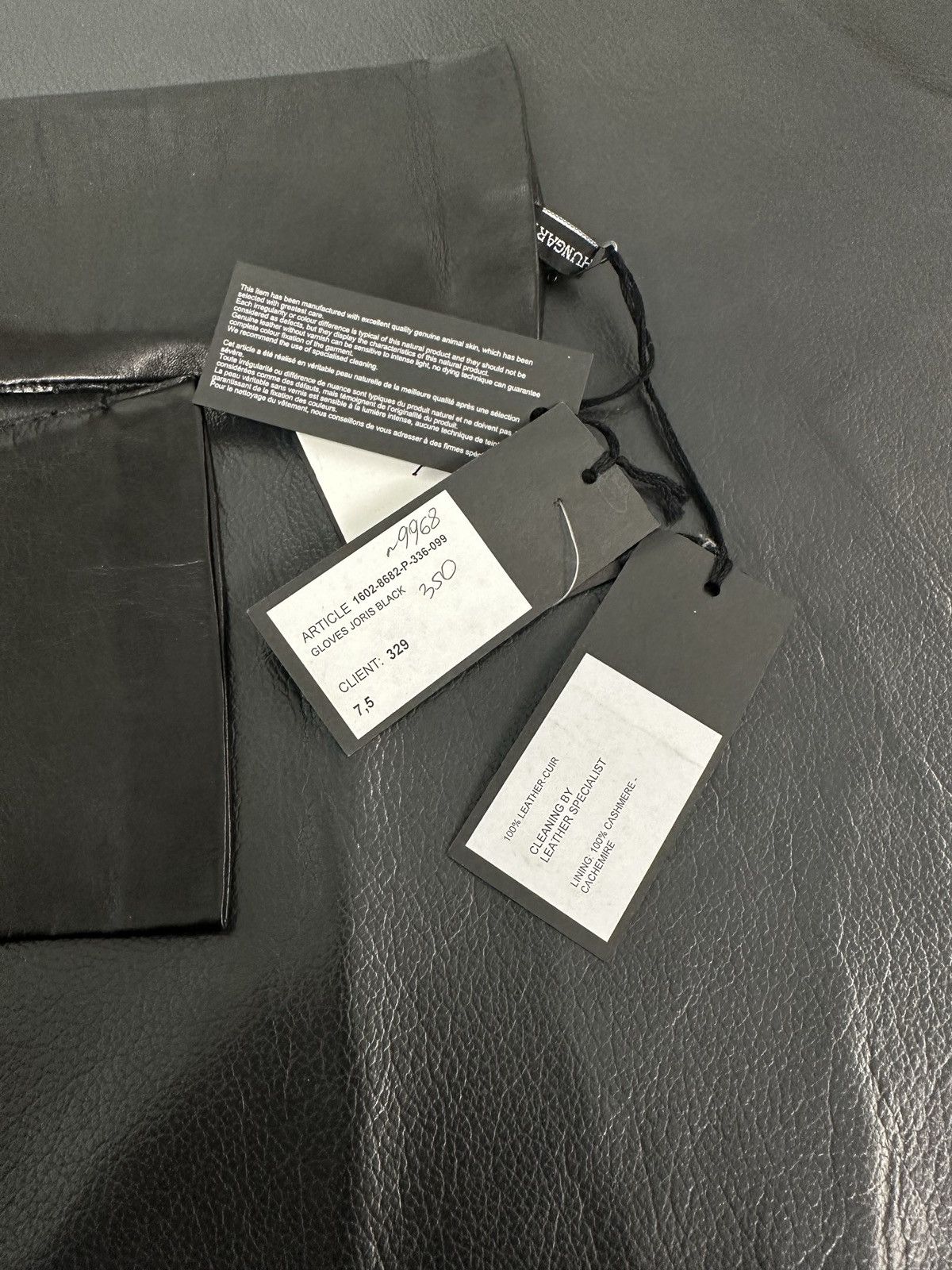 Ann Demeulemeester BNWT! Ann Demeulemeester ladies Leather Joris Gloves Size ONE SIZE - 6 Thumbnail