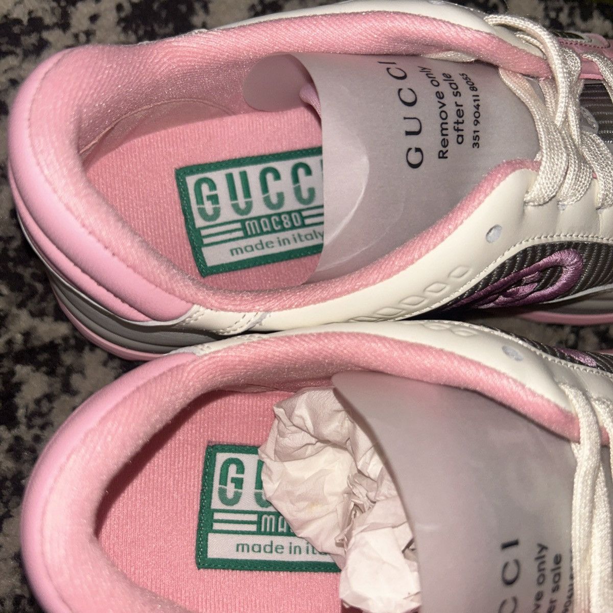 Gucci Gucci MAC80 Pink Grey Off White Sneakers Size US 8 / IT 38 - 5 Thumbnail