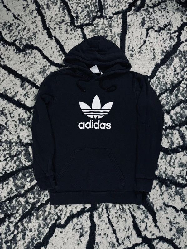 Adidas Adidas logo hoodie black S Size US S / EU 44-46 / 1 - 1 Thumbnail