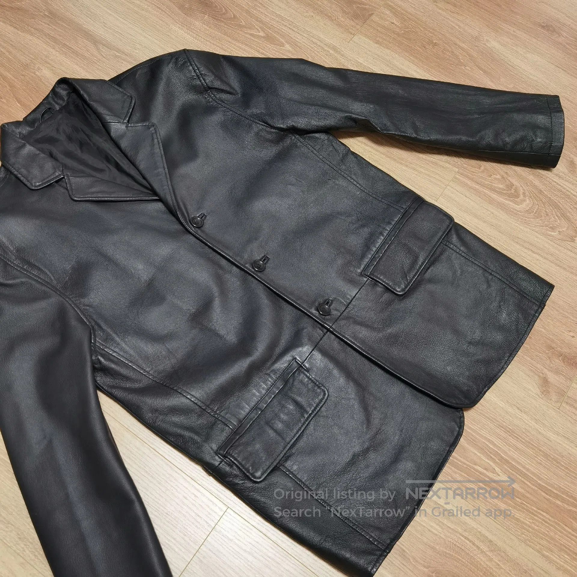Polo Ralph Lauren Vintage Ralph Lauren Leather Blazer. Size US L / EU 52-54 / 3 - 3 Thumbnail