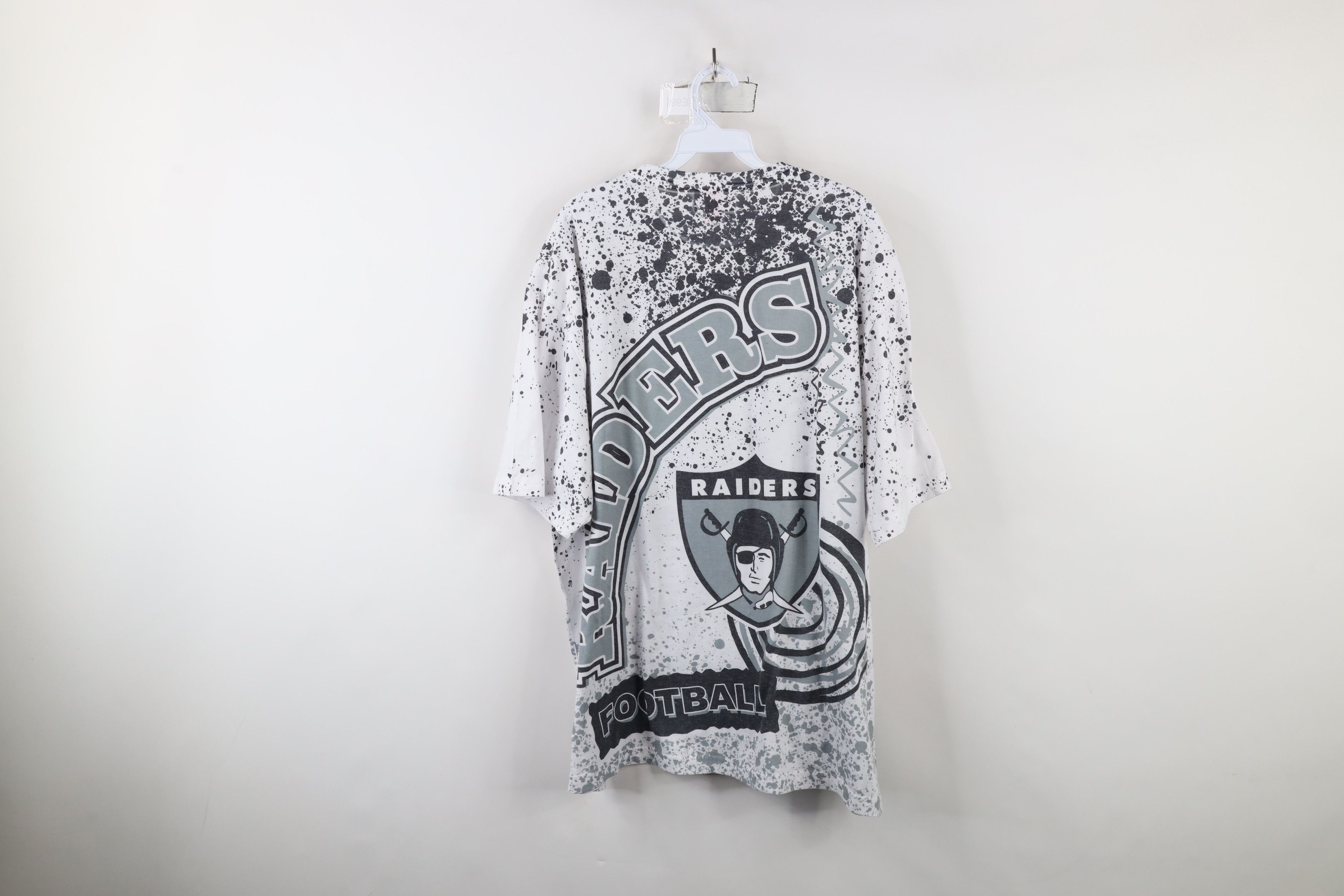 Mitchell & Ness × Vintage Vintage Mitchell & Ness Los Angeles Raiders Football T-Shirt Size US XXL / EU 58 / 5 - 13 Thumbnail