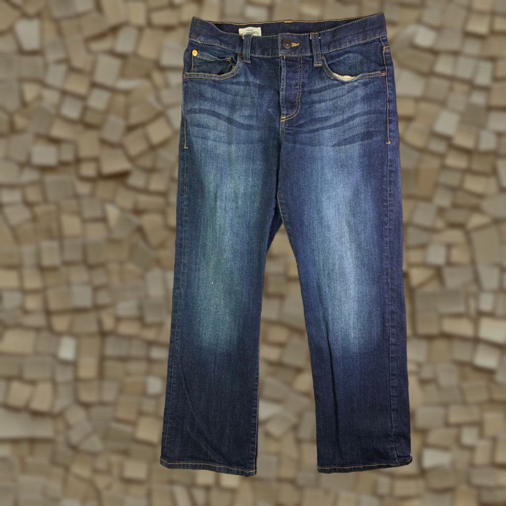 CO VINTAGE? No — Authentic Rugged Co Jeans Blue Denim Button Fly Straight Regular Women? 32 28x26 Measured Size 24" / US 00 / IT 34 - 1 Thumbnail