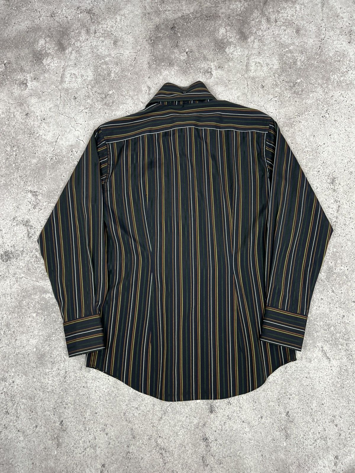 Dolce & Gabbana Vintage Dolce & Gabbana Striped Button Up Shirt Long Sleeve Size US XL / EU 56 / 4 - 14 Thumbnail