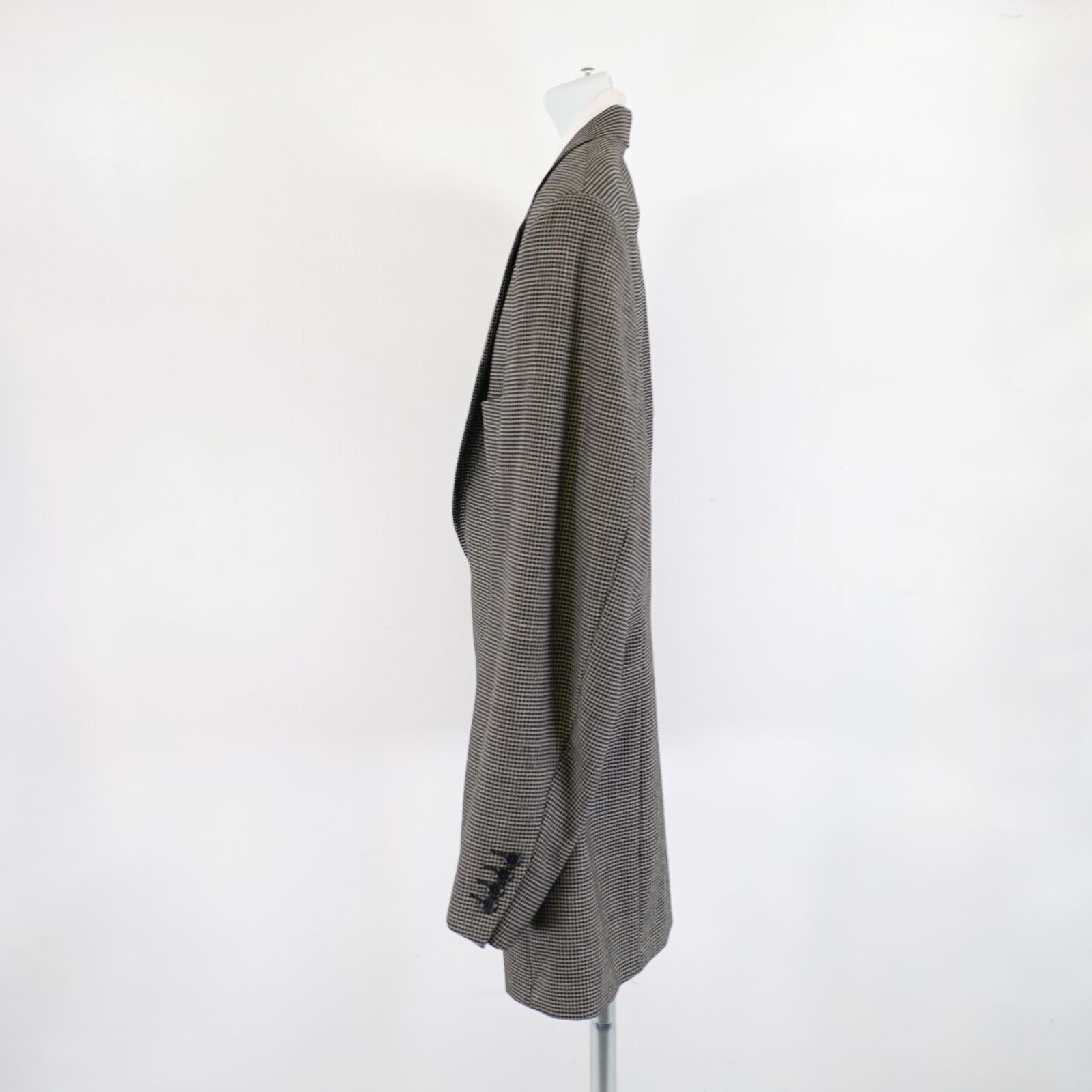 Other Montreal S. Cohen Performance Tweed Textured Wool Black Tan Size 48L - 5 Thumbnail